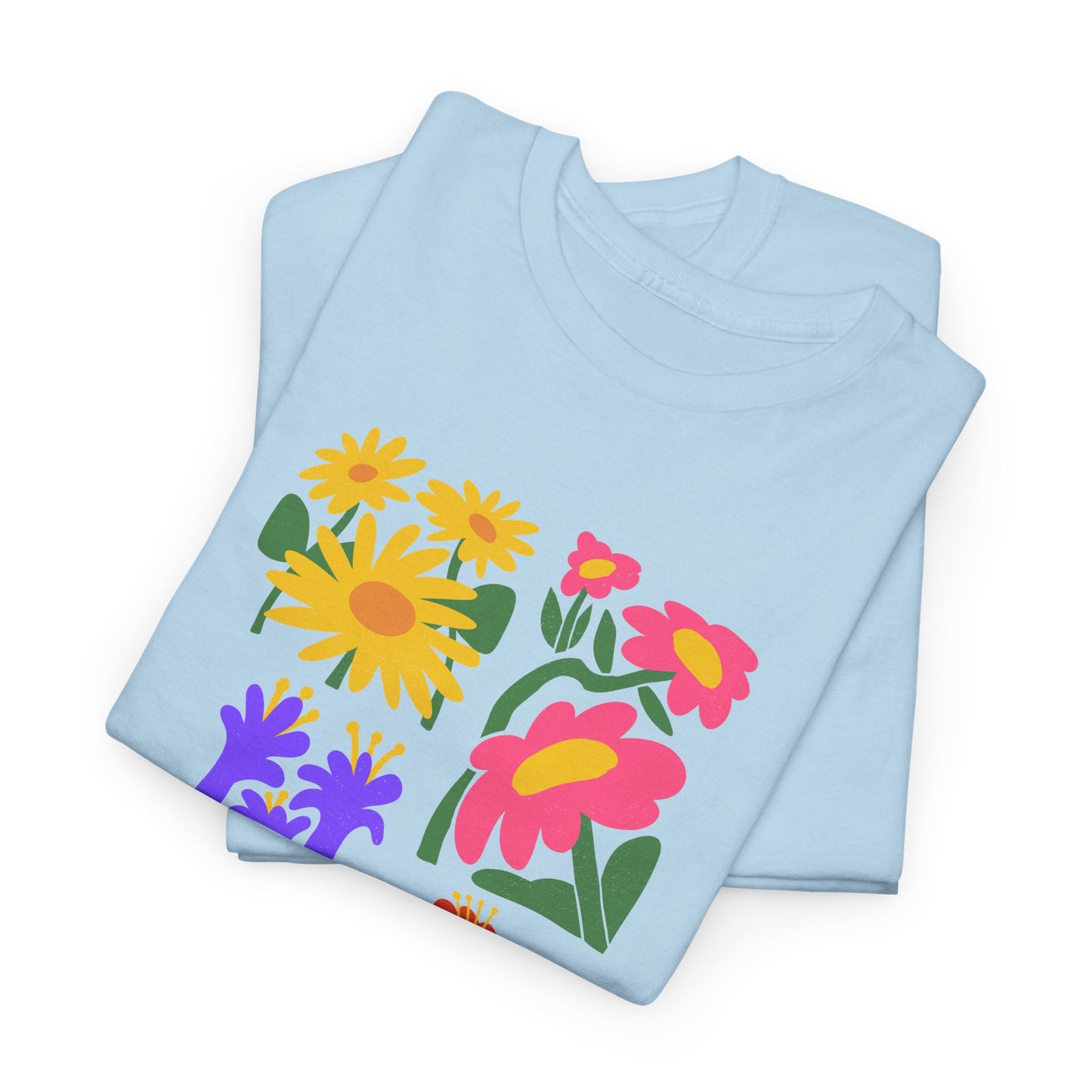 Unisex Heavy Cotton Graphic design (Flower Power) T-shirt