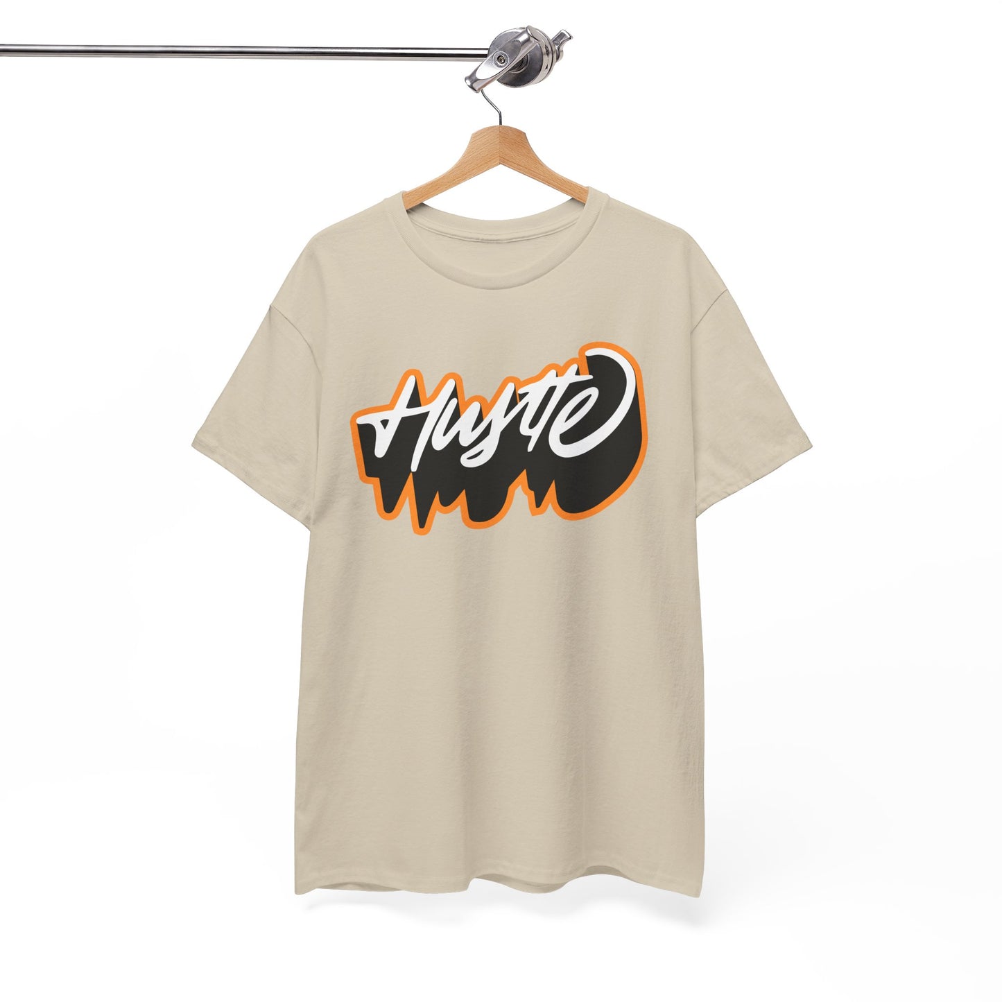 Unisex Heavy Cotton Graphic design (Hustle) T-shirt