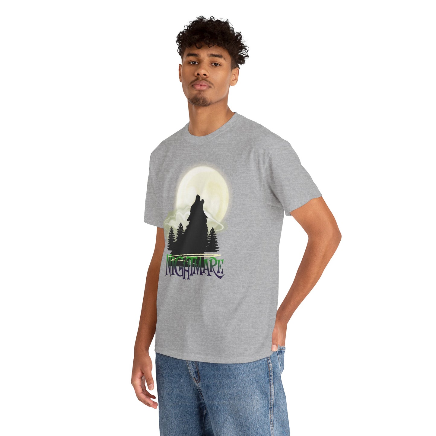 Unisex Heavy Cotton Graphic design (Nightmare) T-shirt