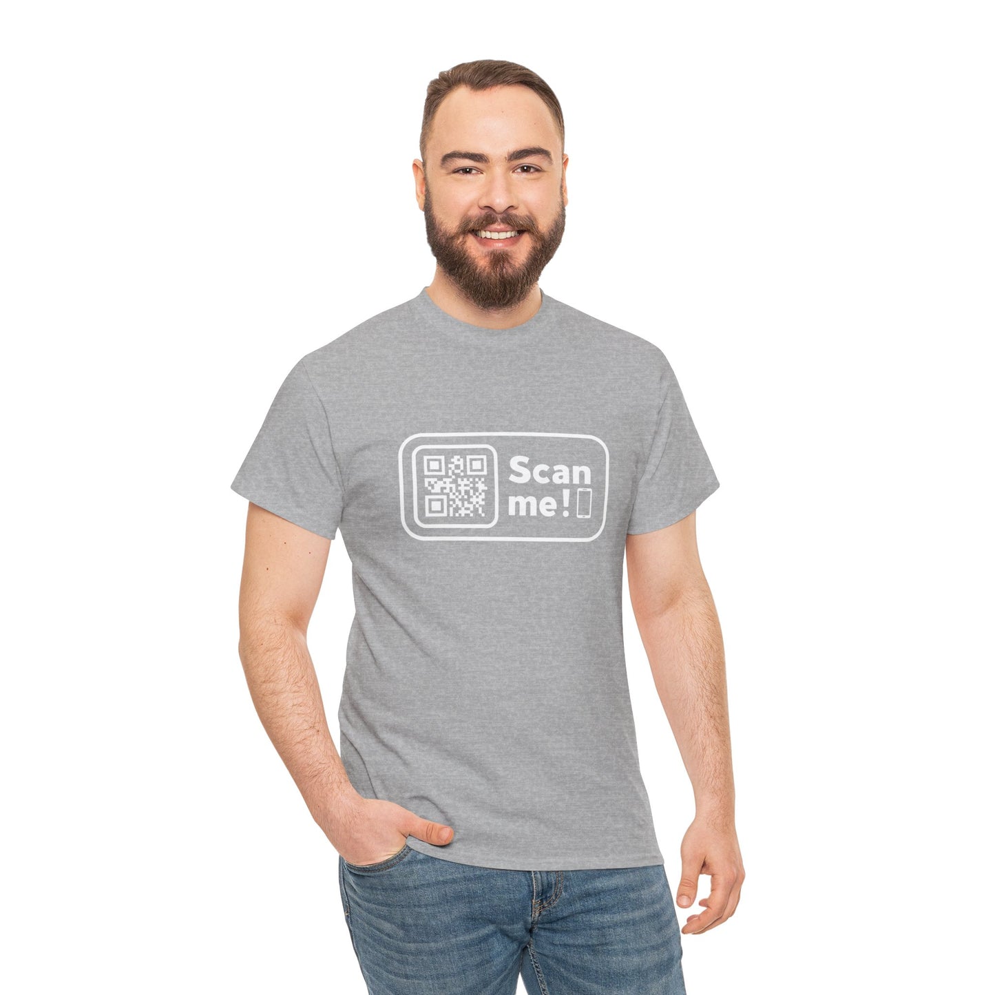 Unisex Heavy Cotton Graphic Design (Scan me) T-shirt