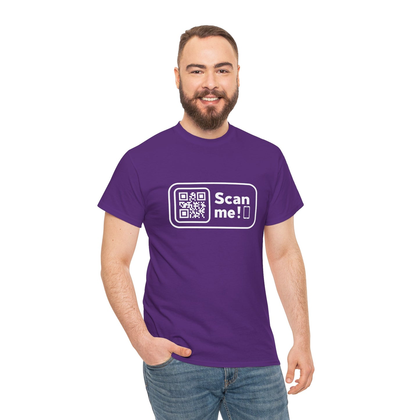 Unisex Heavy Cotton Graphic Design (Scan me) T-shirt