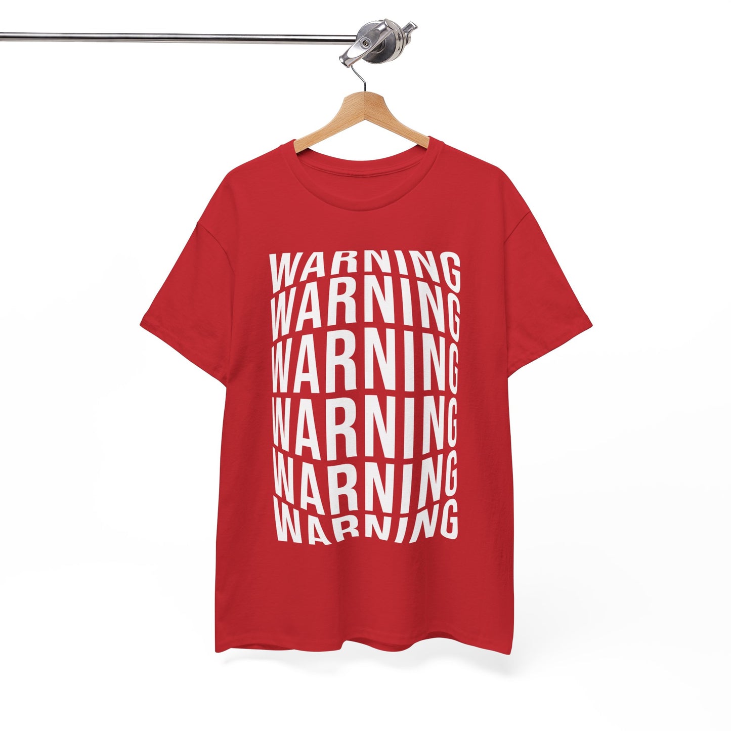 Unisex Heavy Cotton Graphic Design (Warning) T-shirt