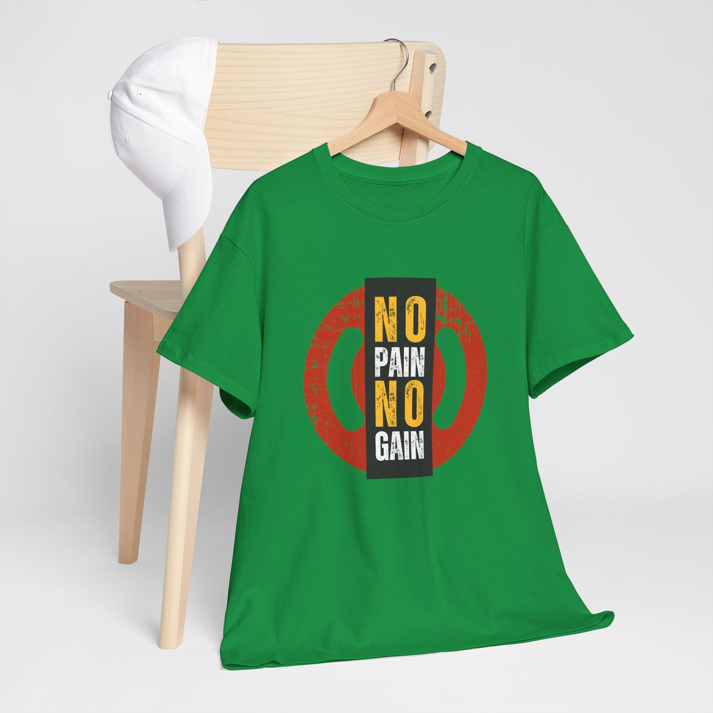 Unisex Heavy Cotton Graphic design (No Pain No Gain) T-shirt