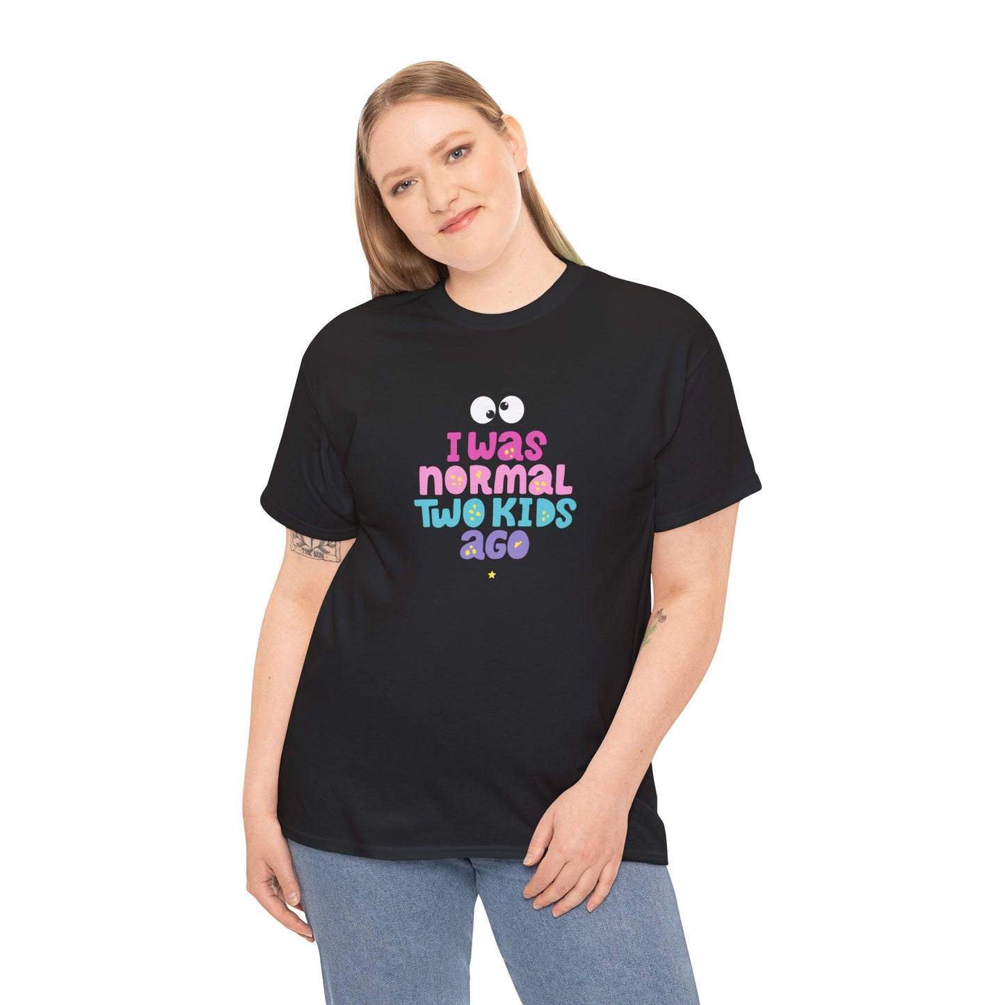 Unisex Heavy Cotton Graphic design (I Was Normal) T-shirt