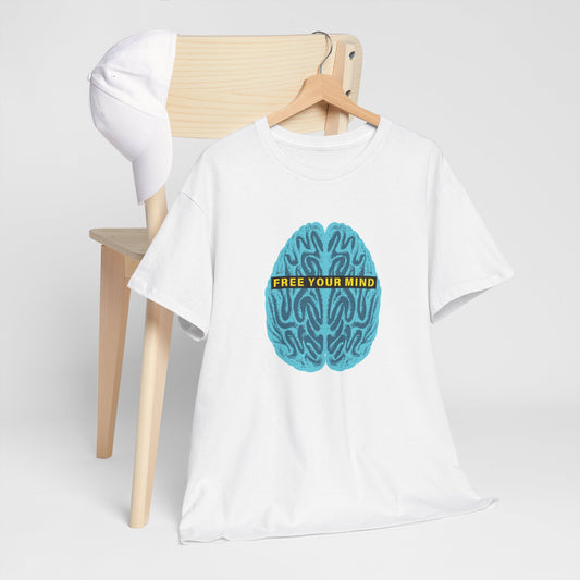 Unisex Heavy Cotton Graphic design (Free Your Mind) T-shirt