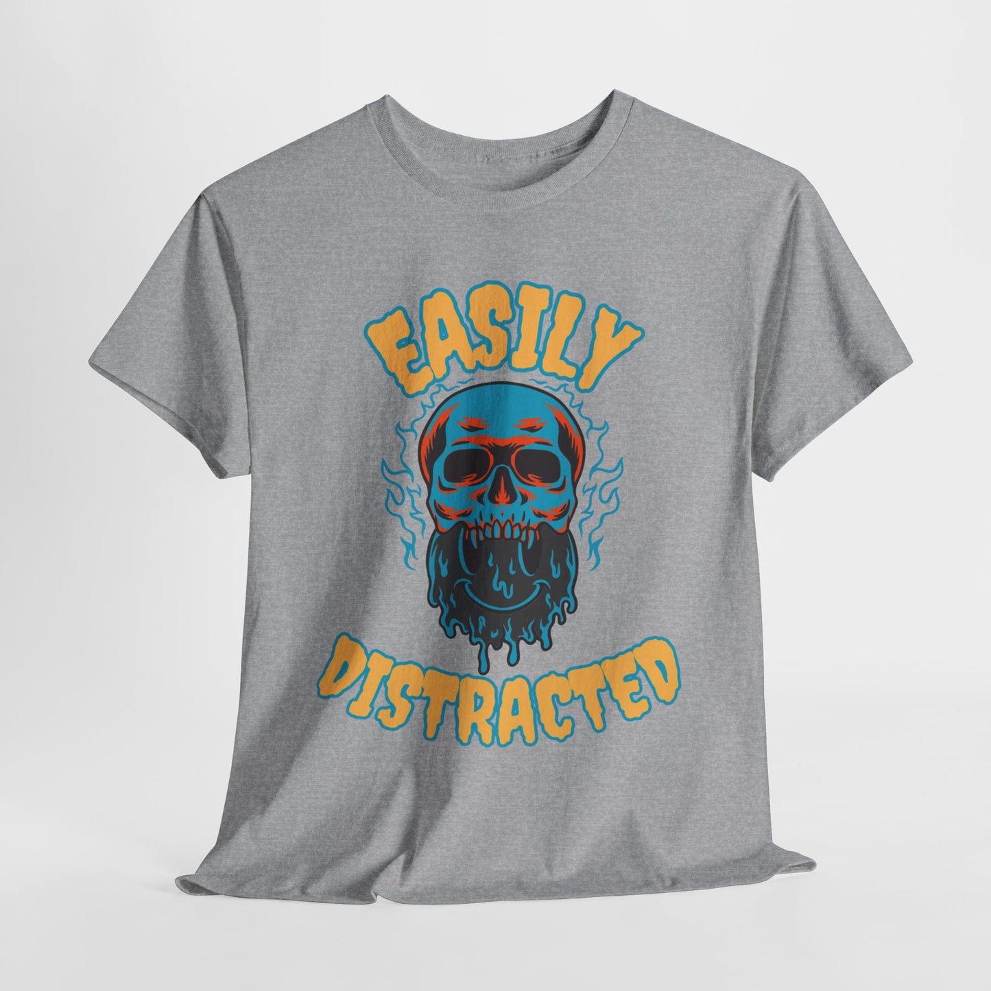 Unisex Heavy Cotton Graphic Design (Easily Distracted) T-shirt