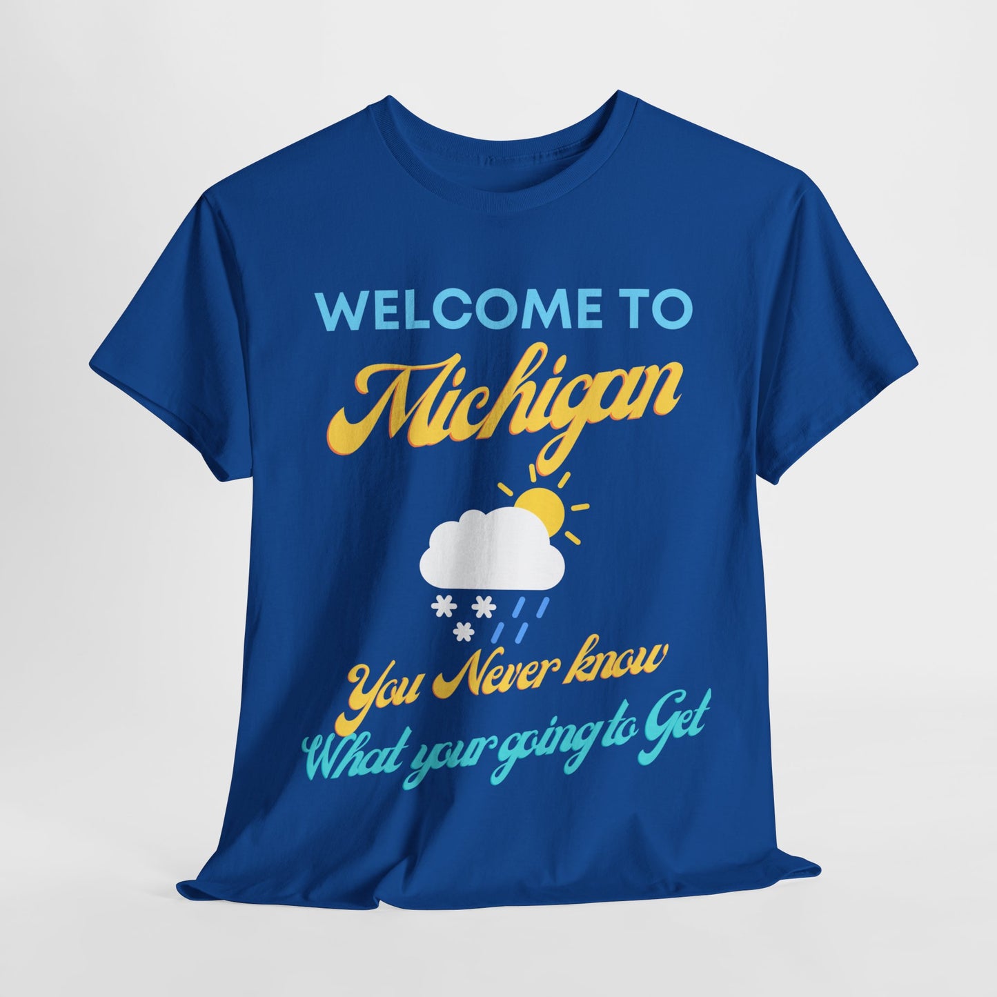 Unisex Heavy Cotton (Welcome To Michigan) T-shirt