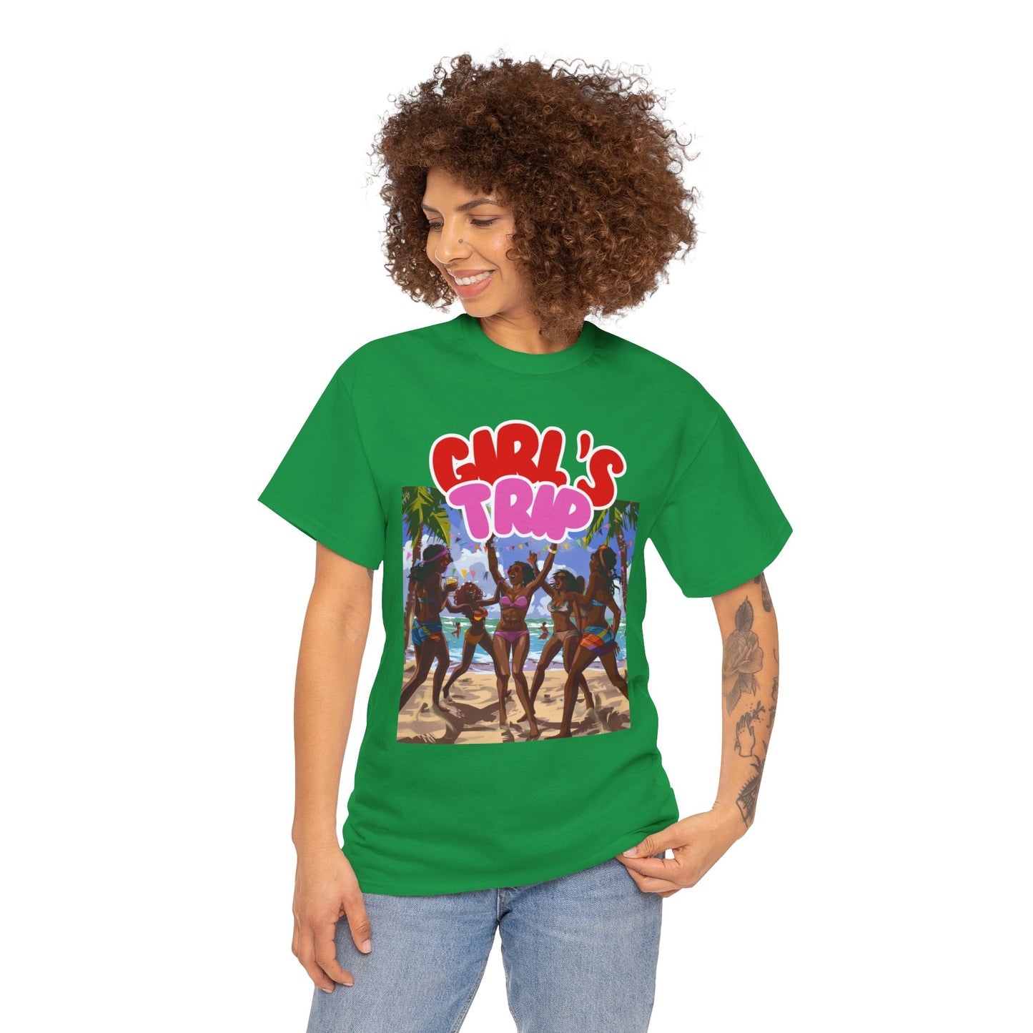 Unisex Heavy Cotton Graphic design (Girl's Trip) T-shirt