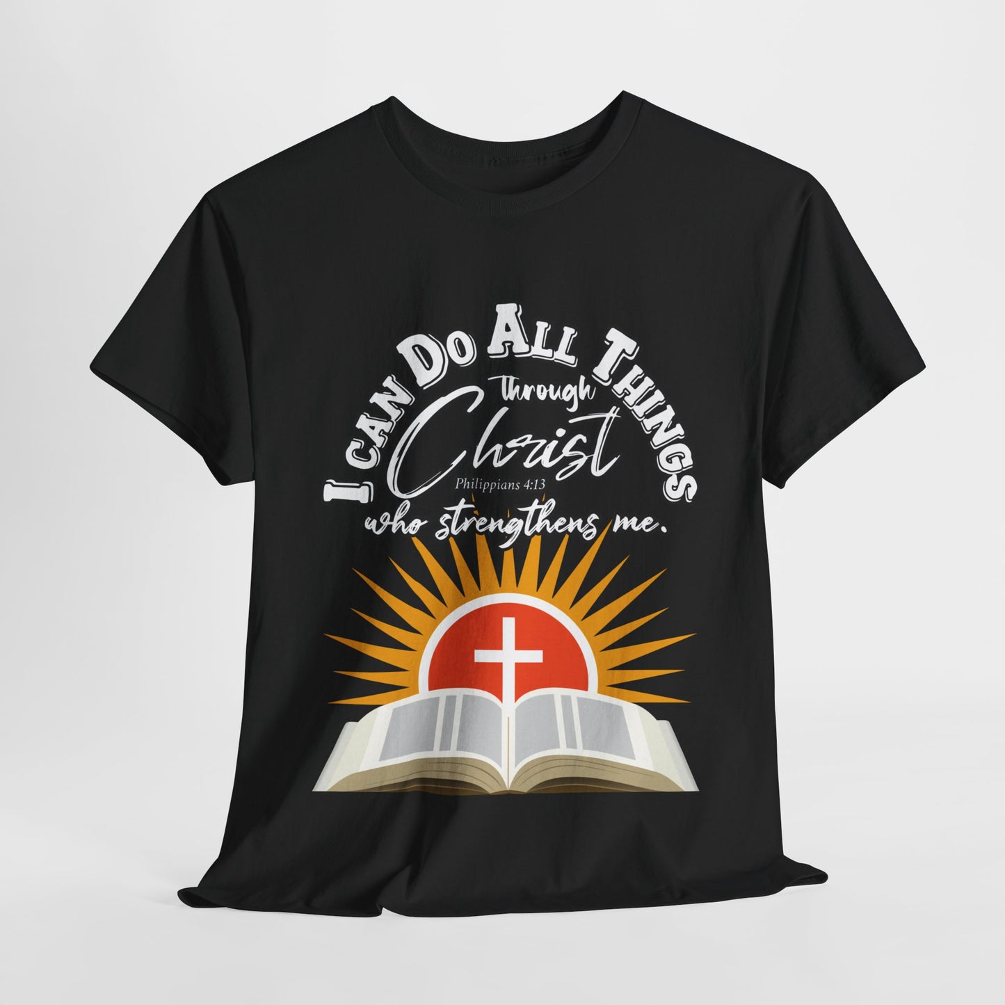 Unisex Heavy Cotton Graphic Design (Through Christ) T-shirt