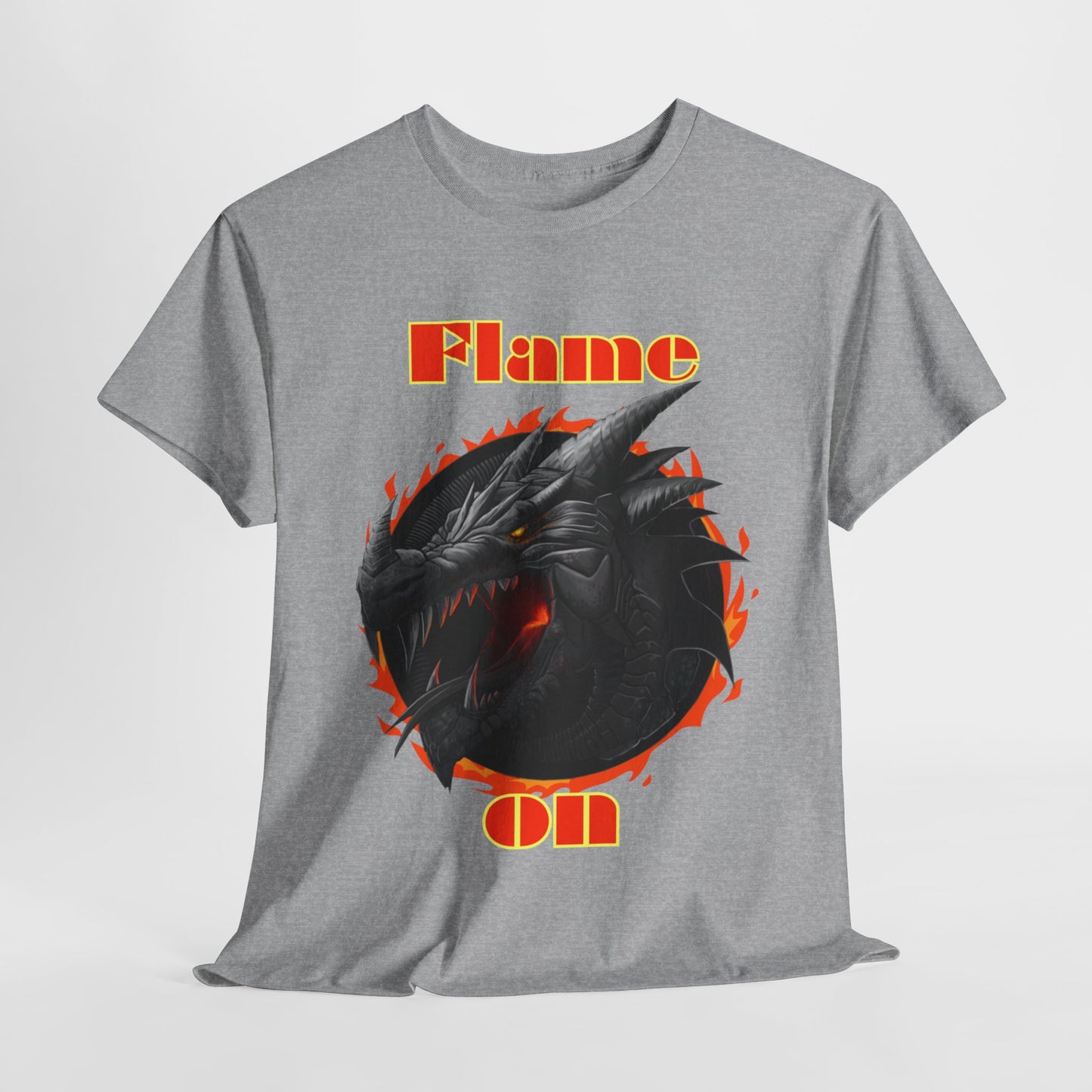 Unisex Heavy Cotton Graphic Design (Flame On) T-shirt