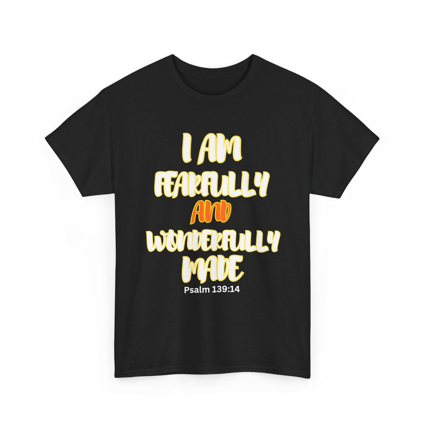 Unisex Heavy Cotton Graphic design (I Am Fearfully and Wonderfully Made) T-shirt