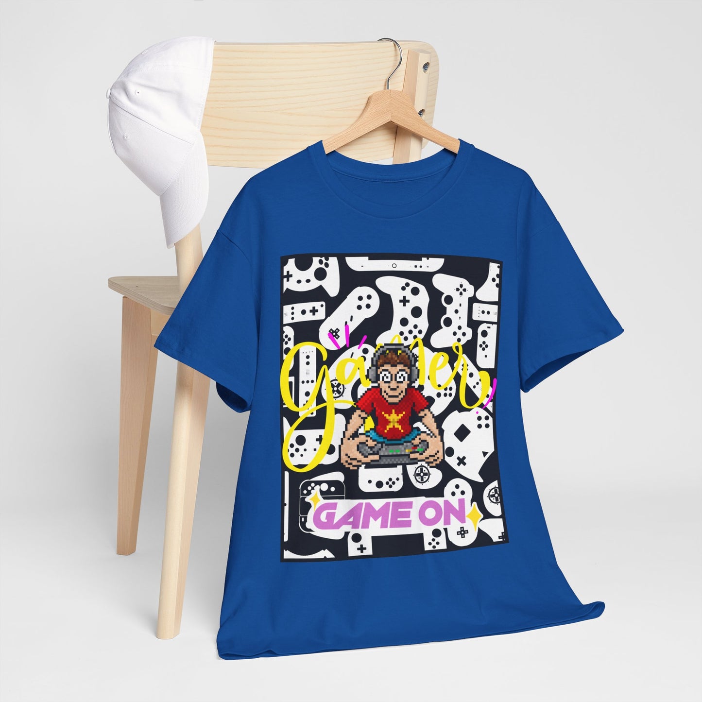 Unisex Heavy Cotton Graphic design (Gamer, Game On) T-shirt