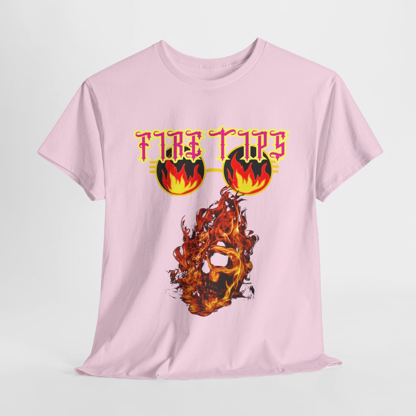 Unisex Heavy Cotton Graphic design (Fire Tips) T-shit