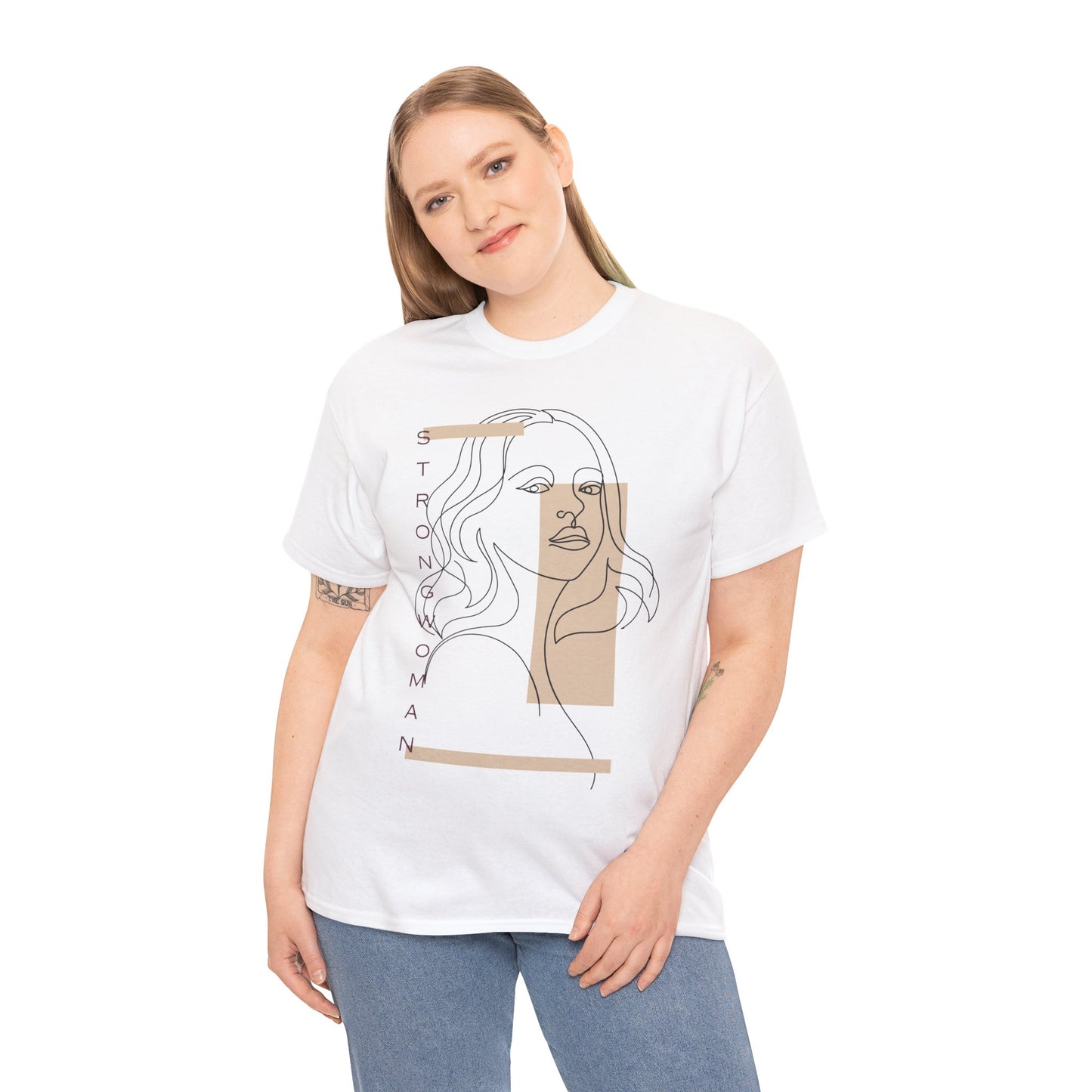 Unisex Heavy Cotton (Strong Woman) T-shirt