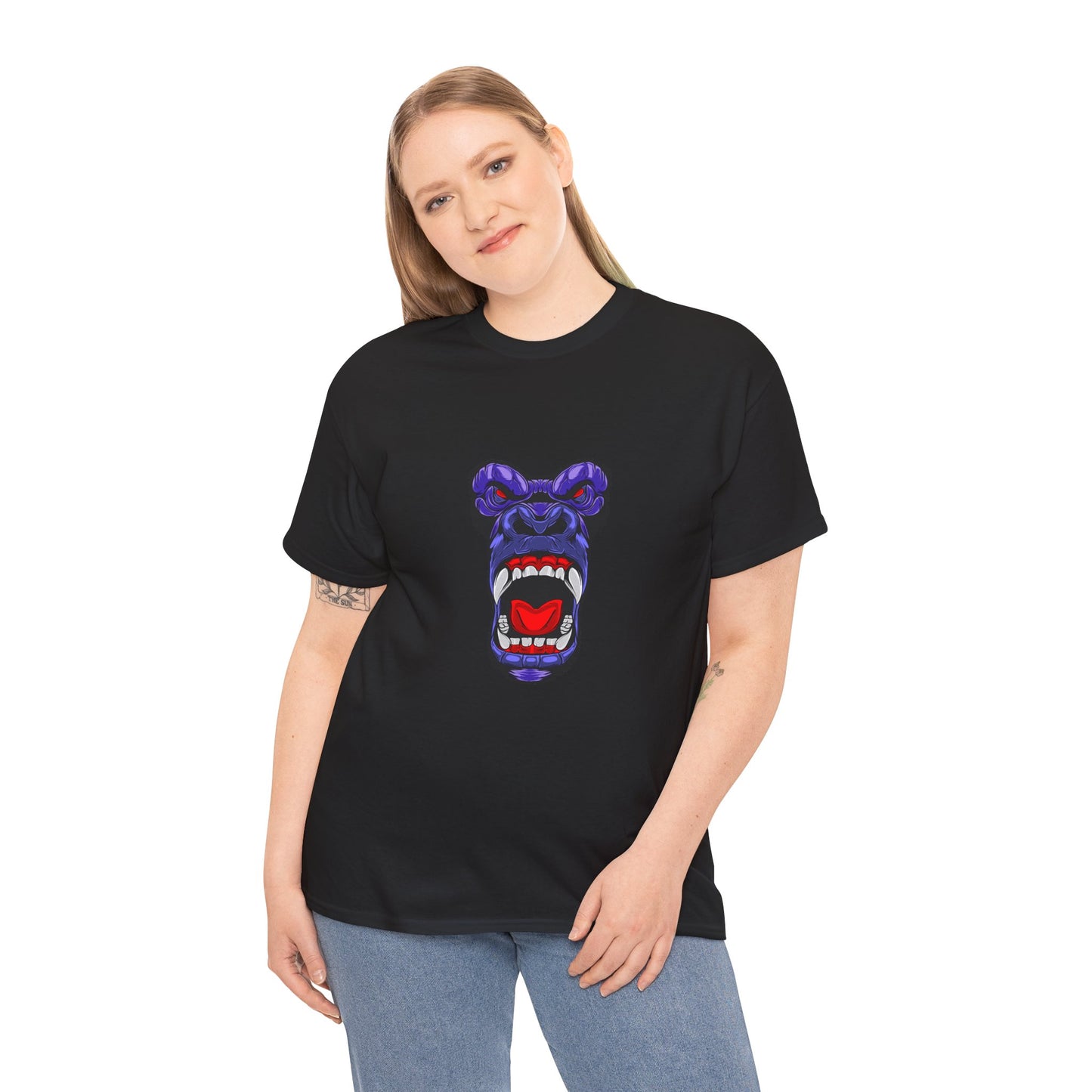 Unisex Heavy Cotton Graphic Design (Gorilla)  T-shirt