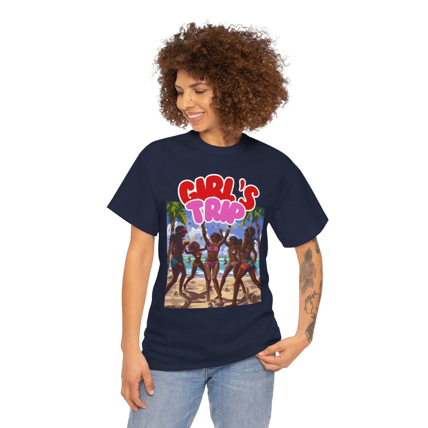 Unisex Heavy Cotton Graphic design (Girl's Trip) T-shirt