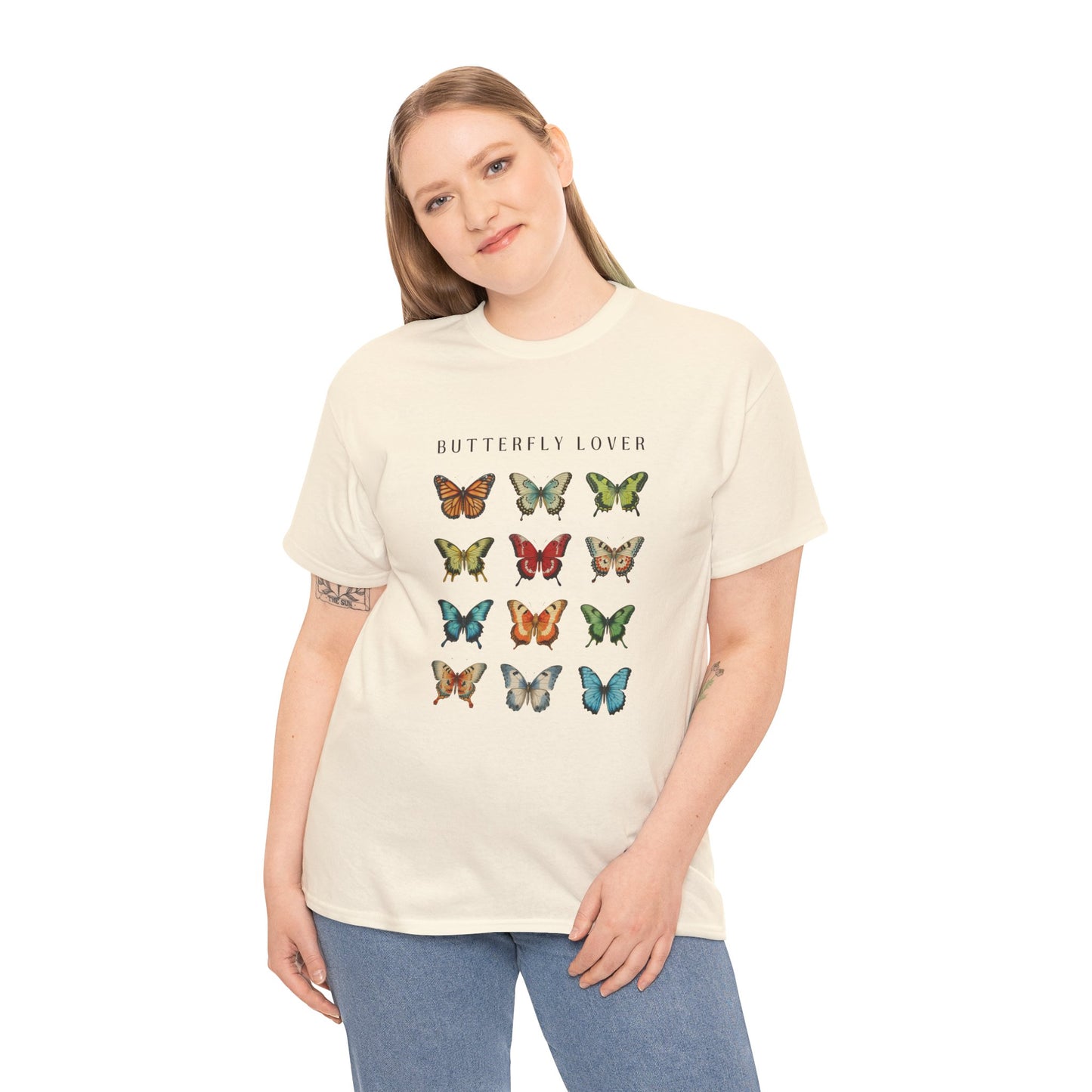 Unisex Heavy Cotton Graphic design (Butterfly Lover) T-shirt