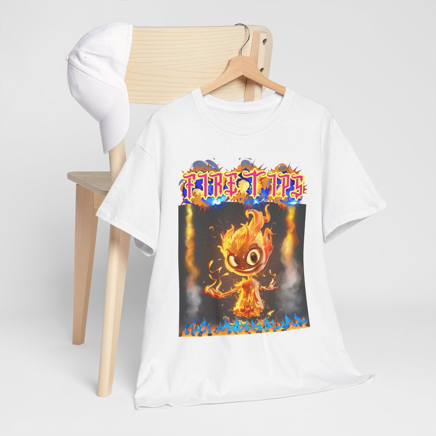 Unisex Heavy Cotton Graphic design (Fire Tip) T-shirt