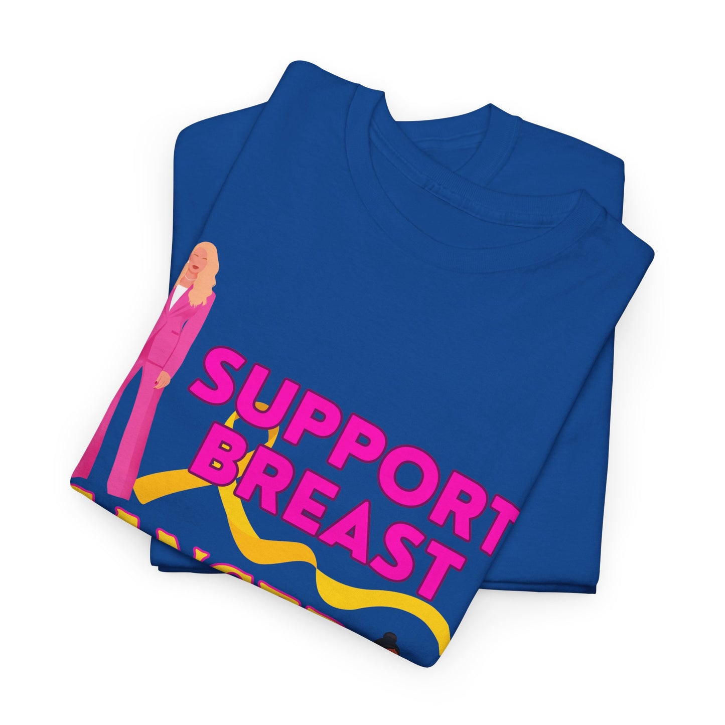 Unisex Heavy Cotton Graphic design (Support Breast Cancer) T-shirt