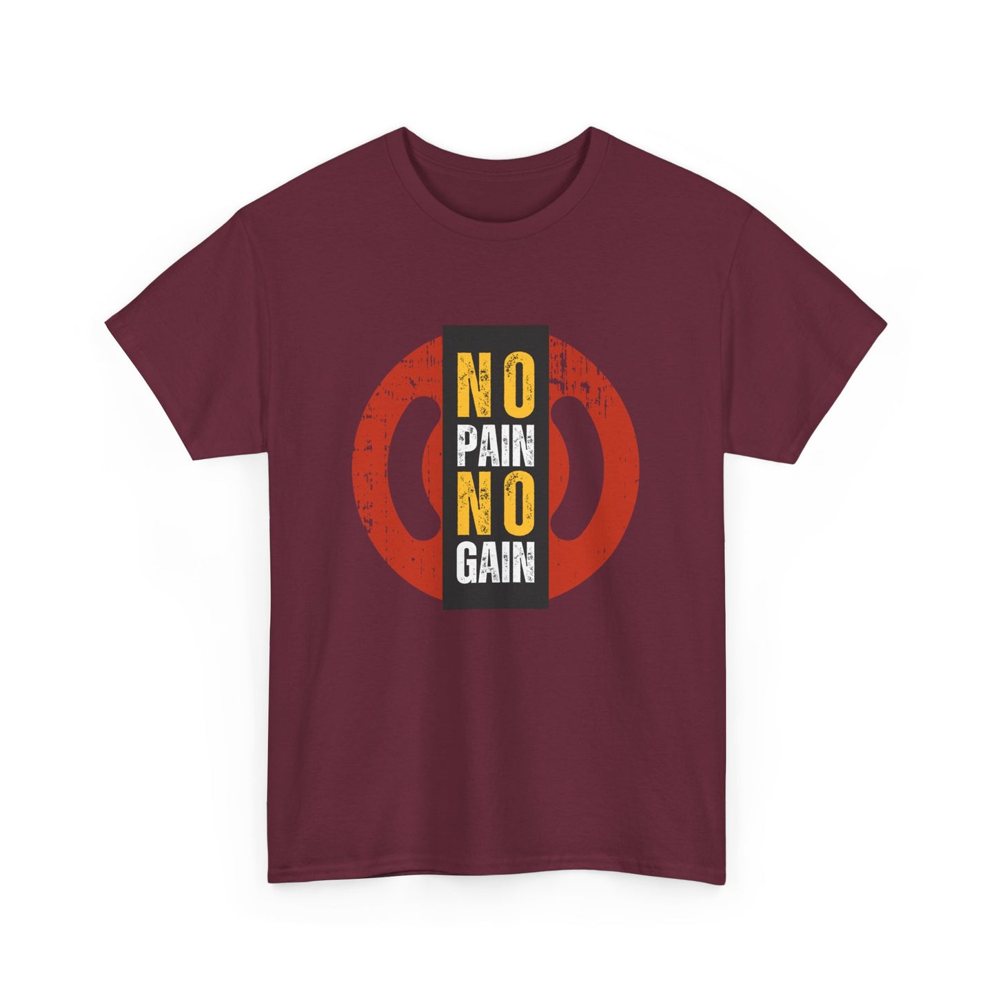 Unisex Heavy Cotton Graphic design (No Pain No Gain) T-shirt