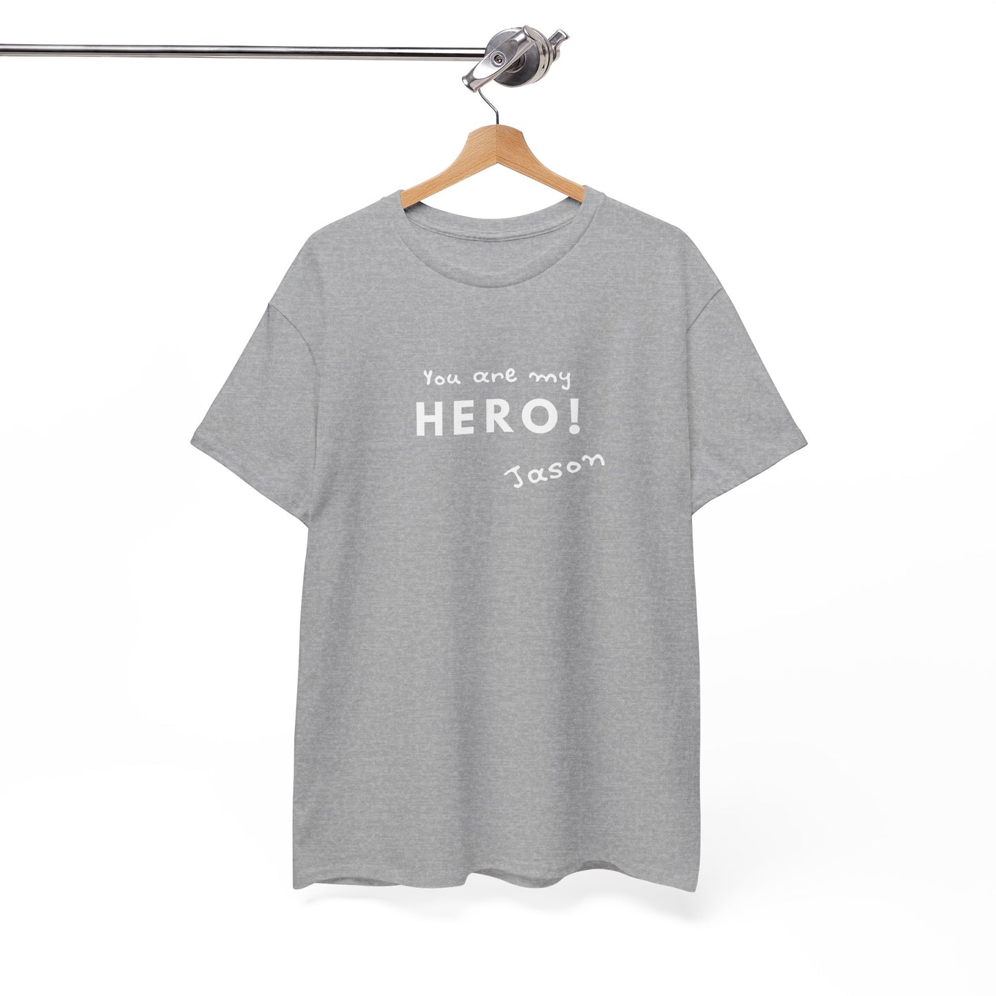 Unisex Heavy Cotton Graphic design (You are my Hero! Jason) T-shirt