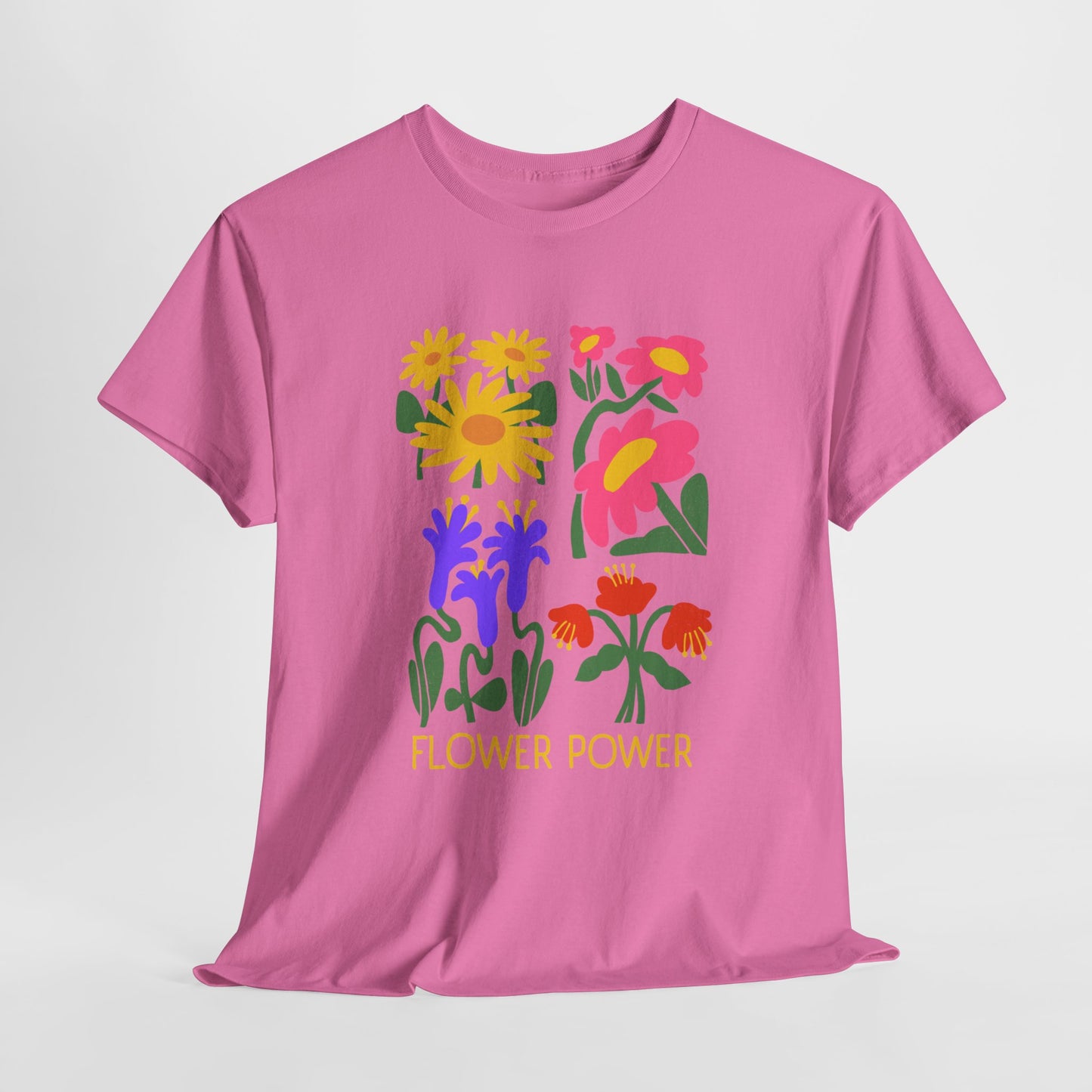 Unisex Heavy Cotton Graphic design (Flower Power) T-shirt