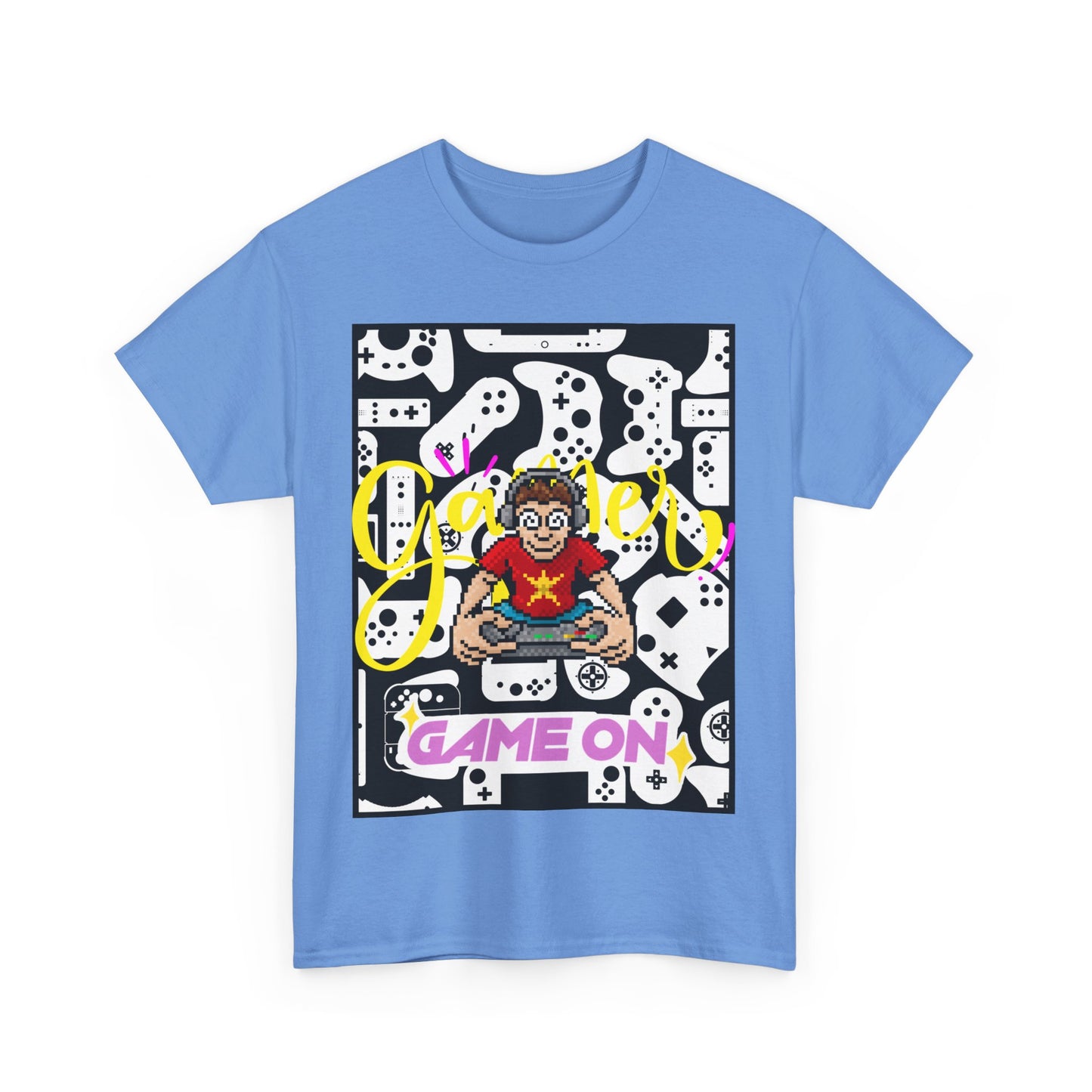 Unisex Heavy Cotton Graphic design (Gamer, Game On) T-shirt