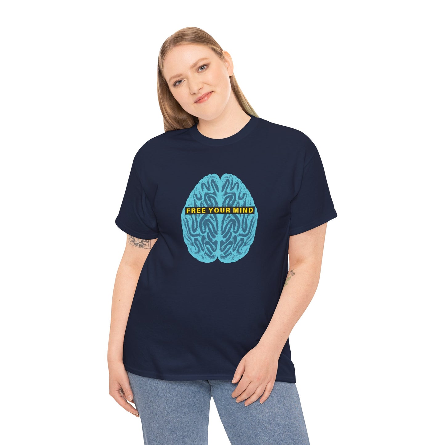 Unisex Heavy Cotton Graphic design (Free Your Mind) T-shirt