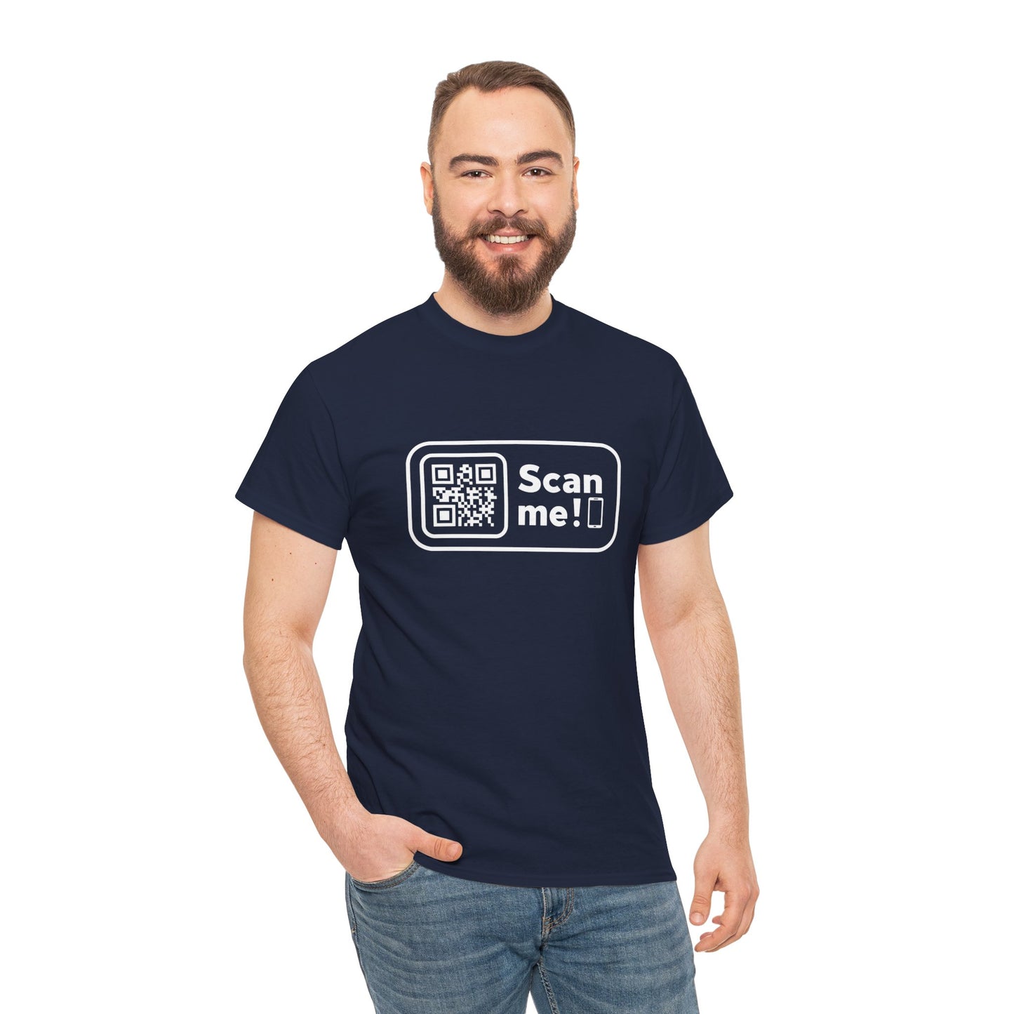 Unisex Heavy Cotton Graphic Design (Scan me) T-shirt