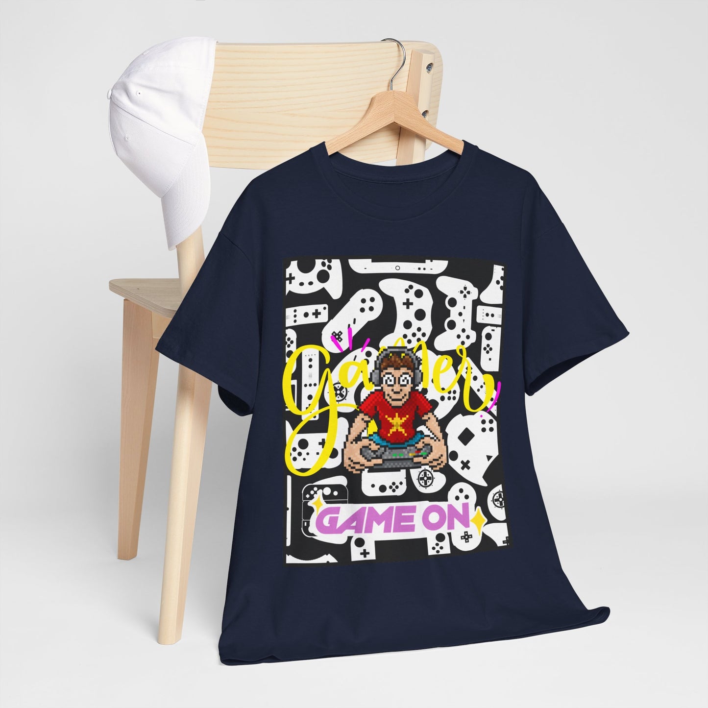 Unisex Heavy Cotton Graphic design (Gamer, Game On) T-shirt