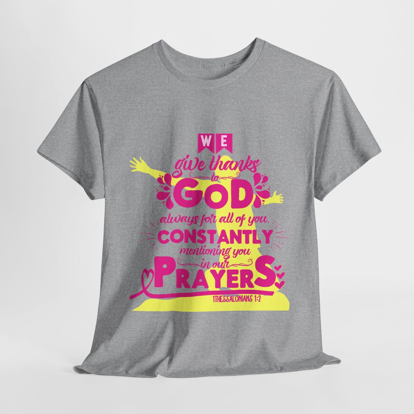 Unisex Heavy Cotton Graphic design (Give Thanks to God) T-shirt