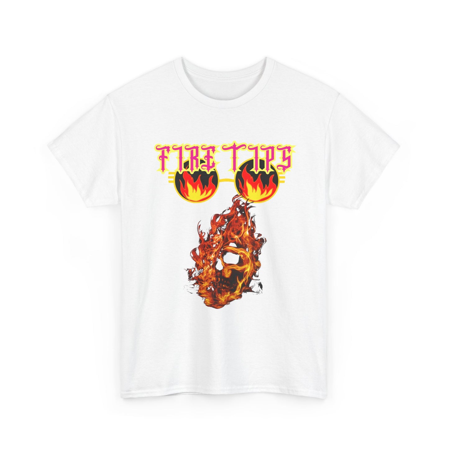 Unisex Heavy Cotton Graphic design (Fire Tips) T-shit