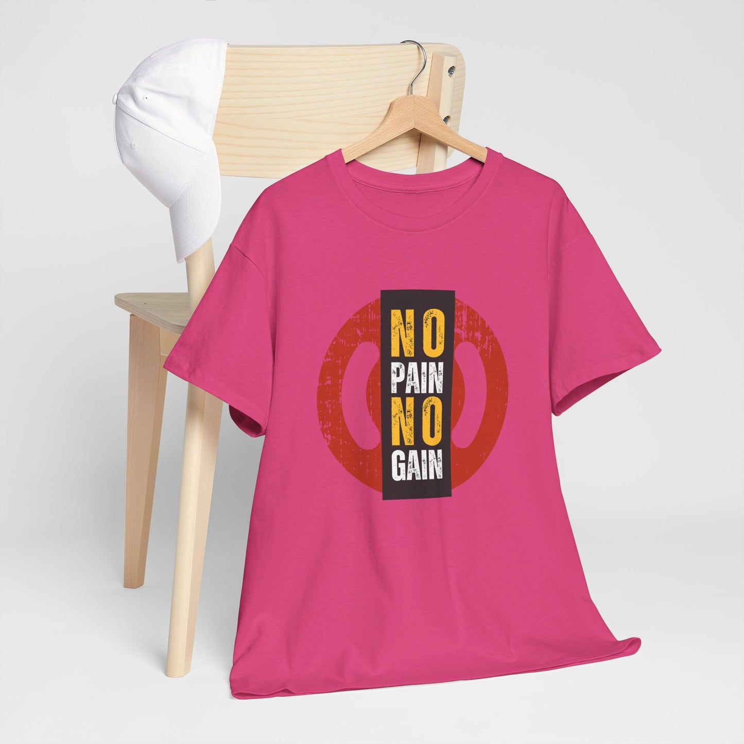 Unisex Heavy Cotton Graphic design (No Pain No Gain) T-shirt