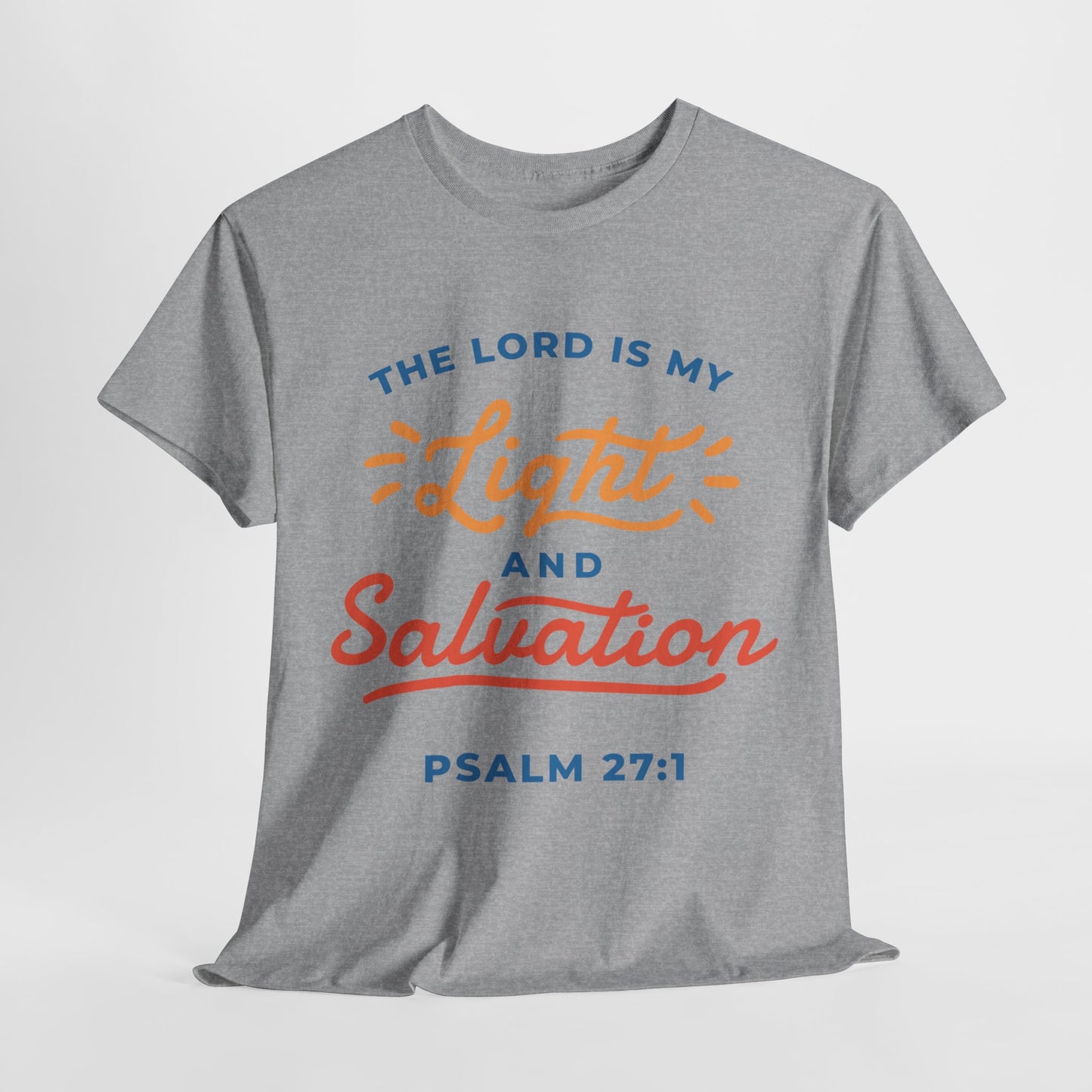 Unisex Heavy Cotton Graphic design (My Lord is my Light and Salvation) T-shirt