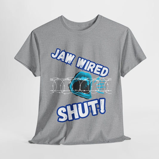 Unisex Heavy Cotton Graphic design (Jaw Wired Shut) T-shirt