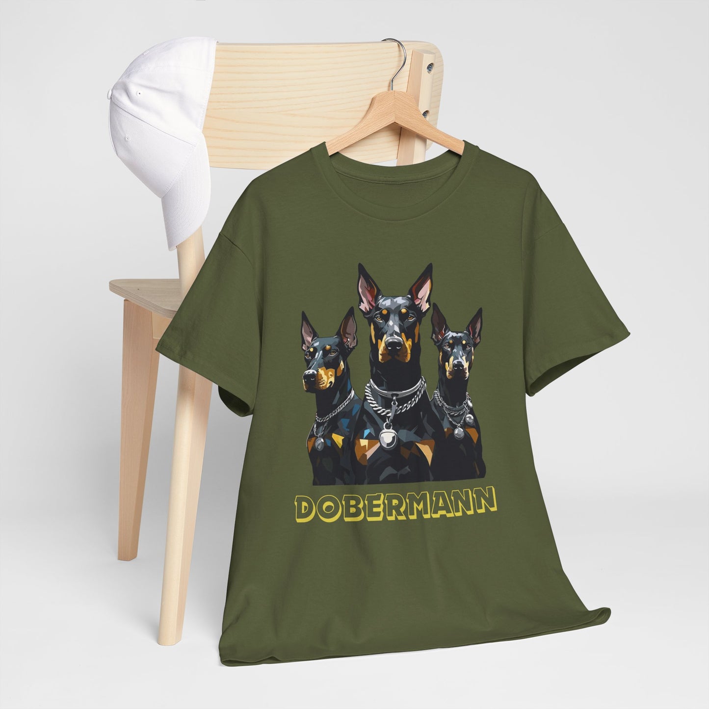 Unisex Heavy Cotton Graphic design (Dobermann) T-shirt