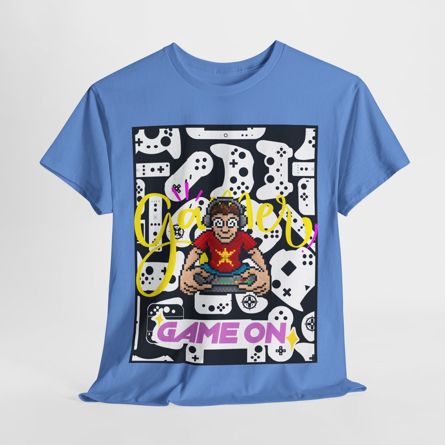 Unisex Heavy Cotton Graphic design (Gamer, Game On) T-shirt