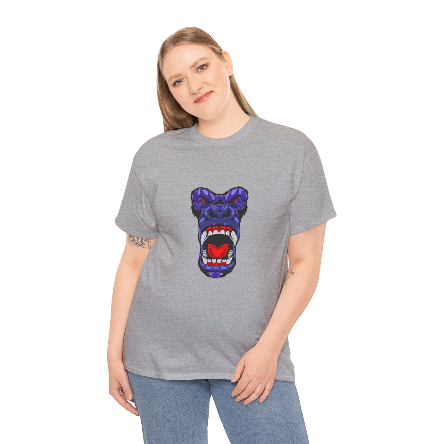 Unisex Heavy Cotton Graphic Design (Gorilla)  T-shirt