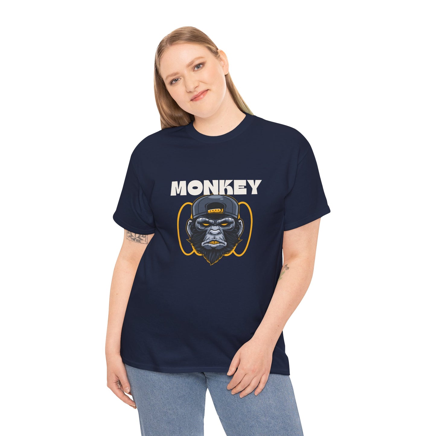 Unisex Heavy Cotton graphic design (MONKEY) T-shirt