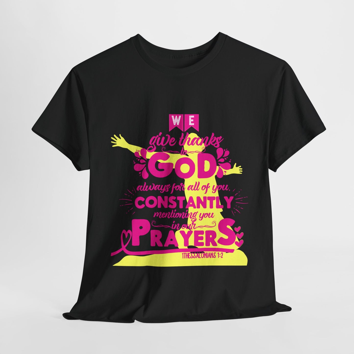 Unisex Heavy Cotton Graphic design (Give Thanks to God) T-shirt