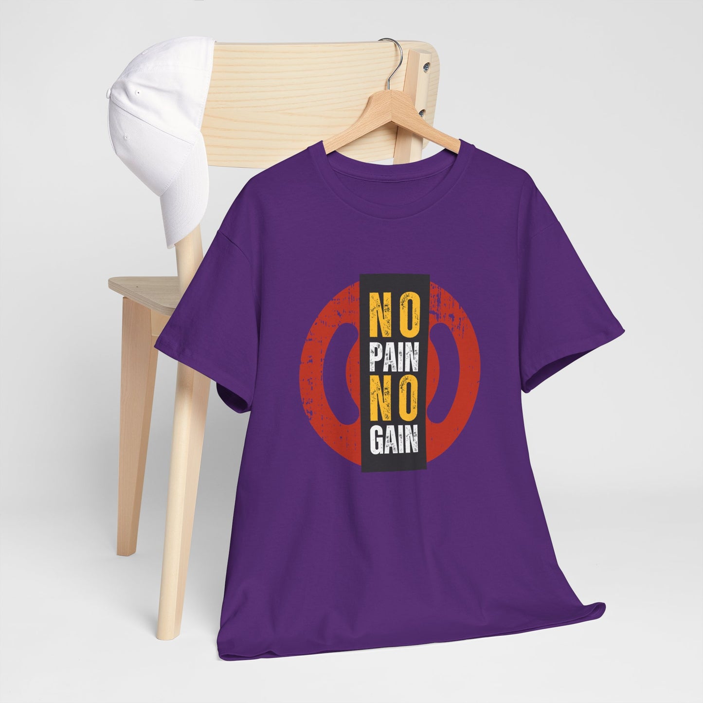 Unisex Heavy Cotton Graphic design (No Pain No Gain) T-shirt