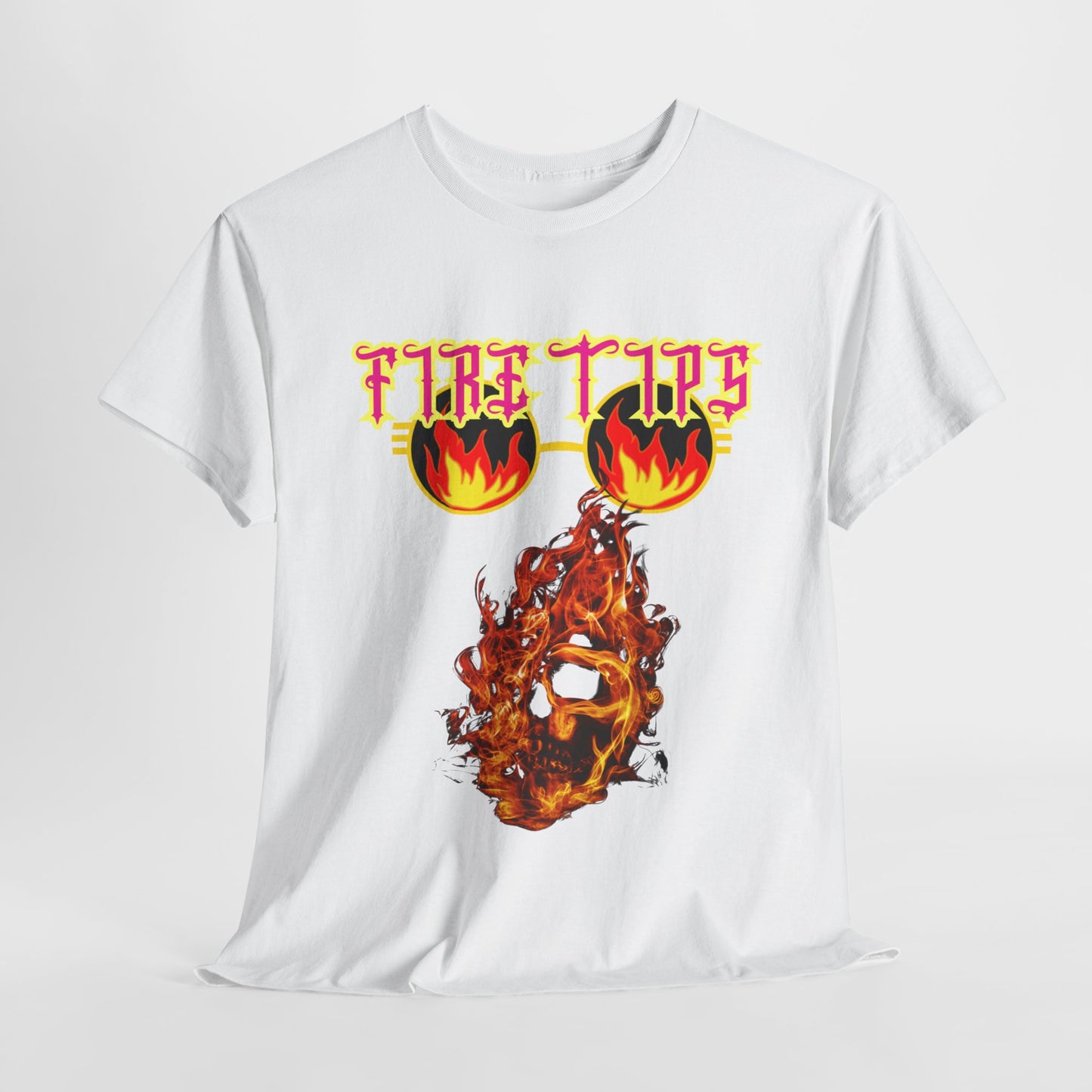 Unisex Heavy Cotton Graphic design (Fire Tips) T-shit