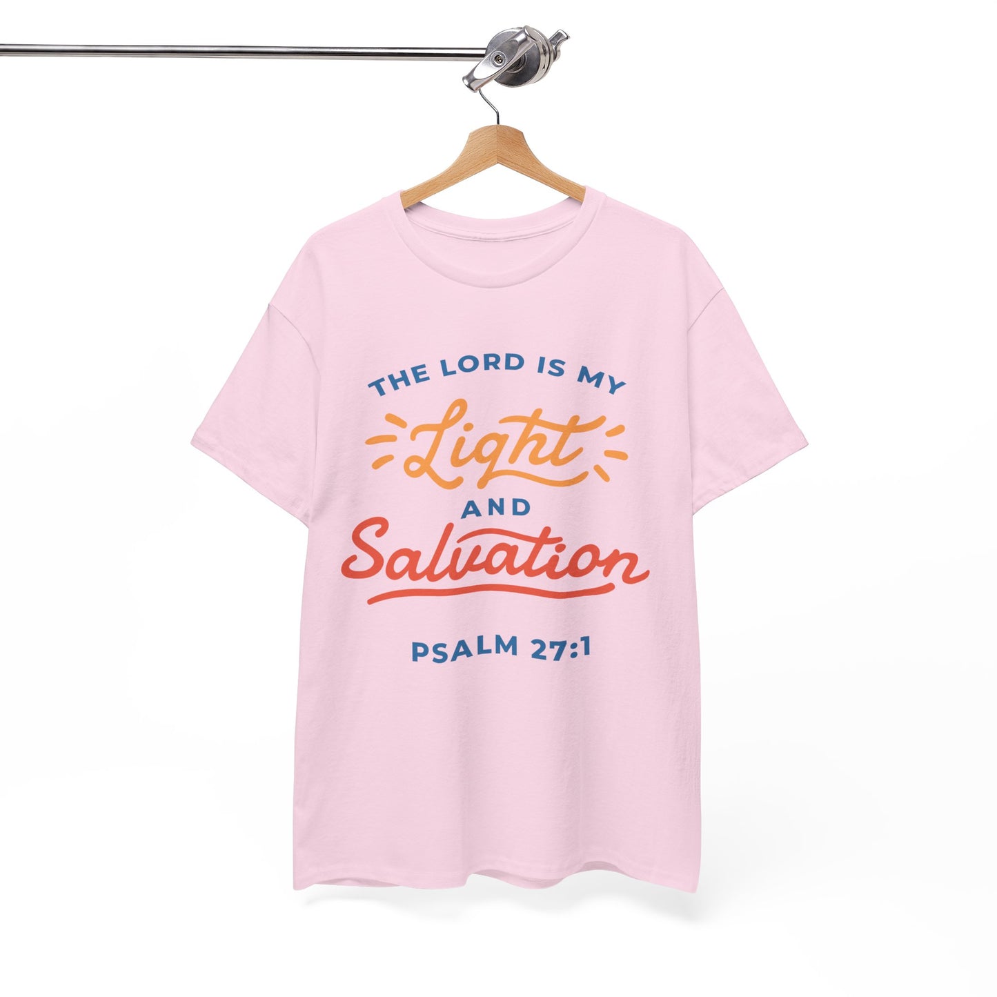 Unisex Heavy Cotton Graphic design (My Lord is my Light and Salvation) T-shirt