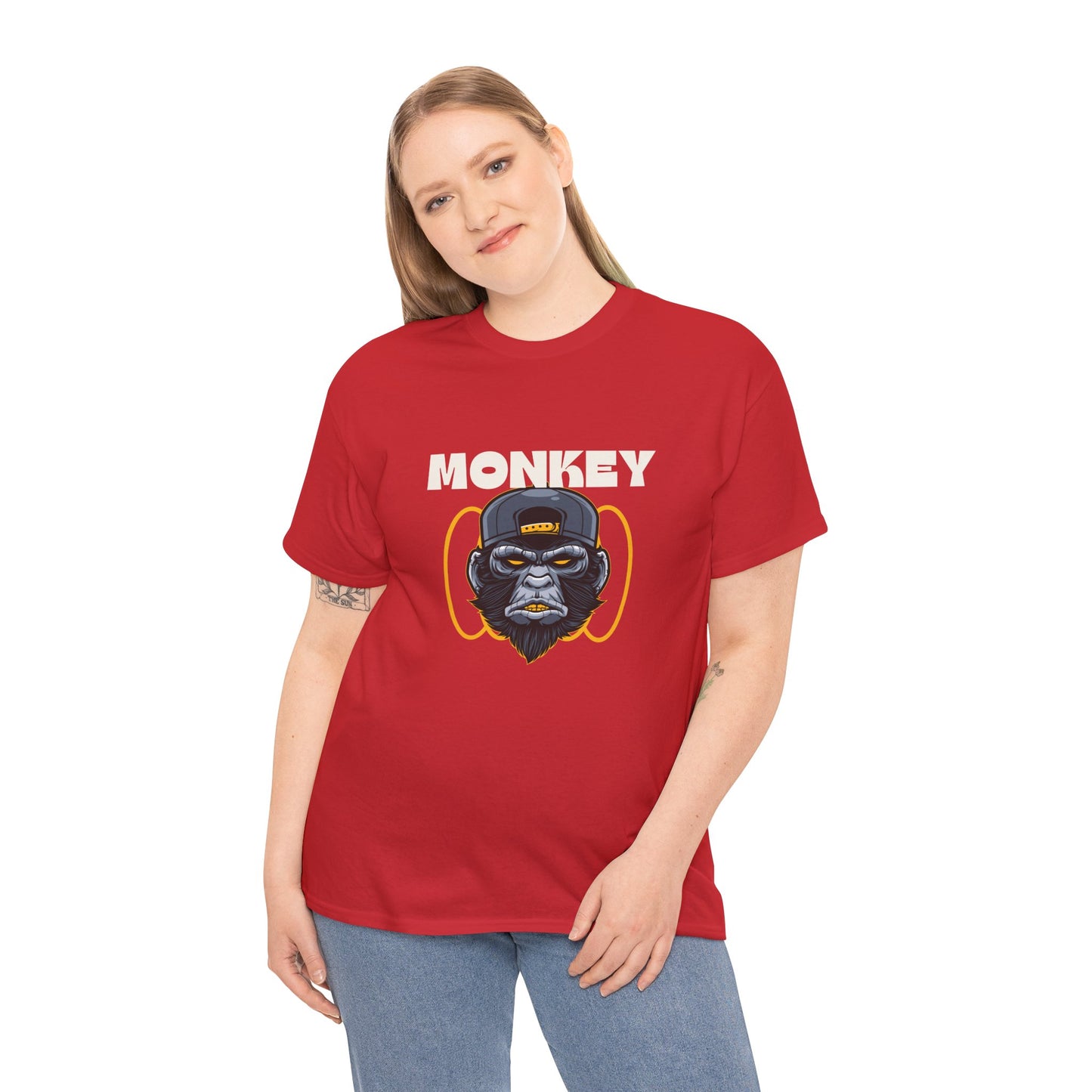 Unisex Heavy Cotton graphic design (MONKEY) T-shirt