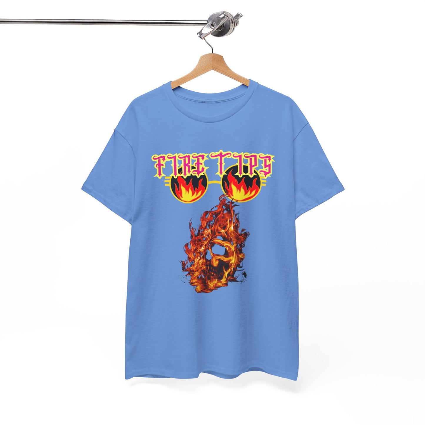 Unisex Heavy Cotton Graphic design (Fire Tips) T-shit