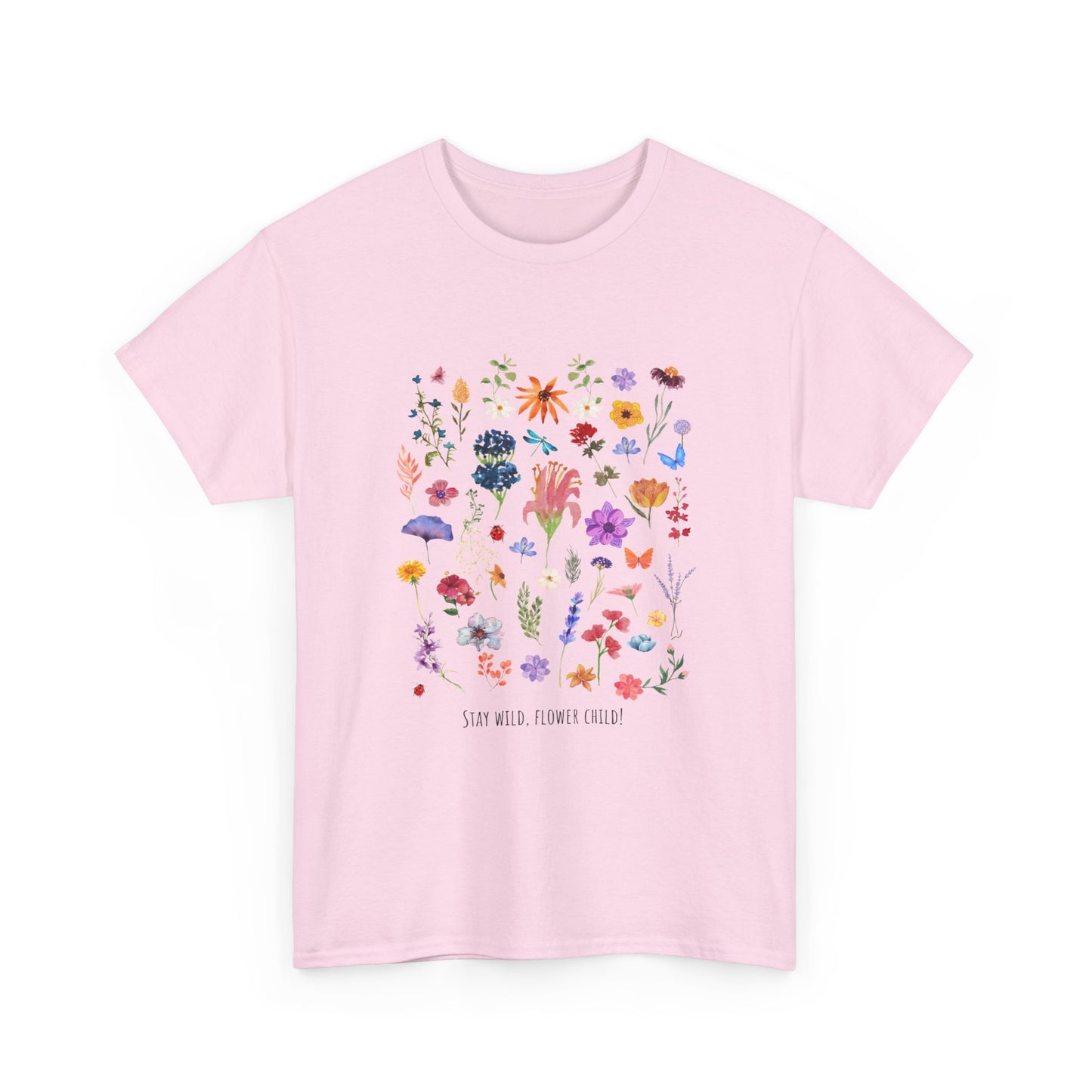 Unisex Heavy Cotton Graphic design (Flowers) T-shirt