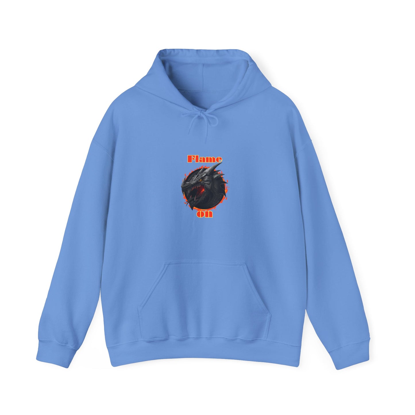 Unisex Heavy Blend™ Hooded Graphic (Flame ON) Sweatshirt