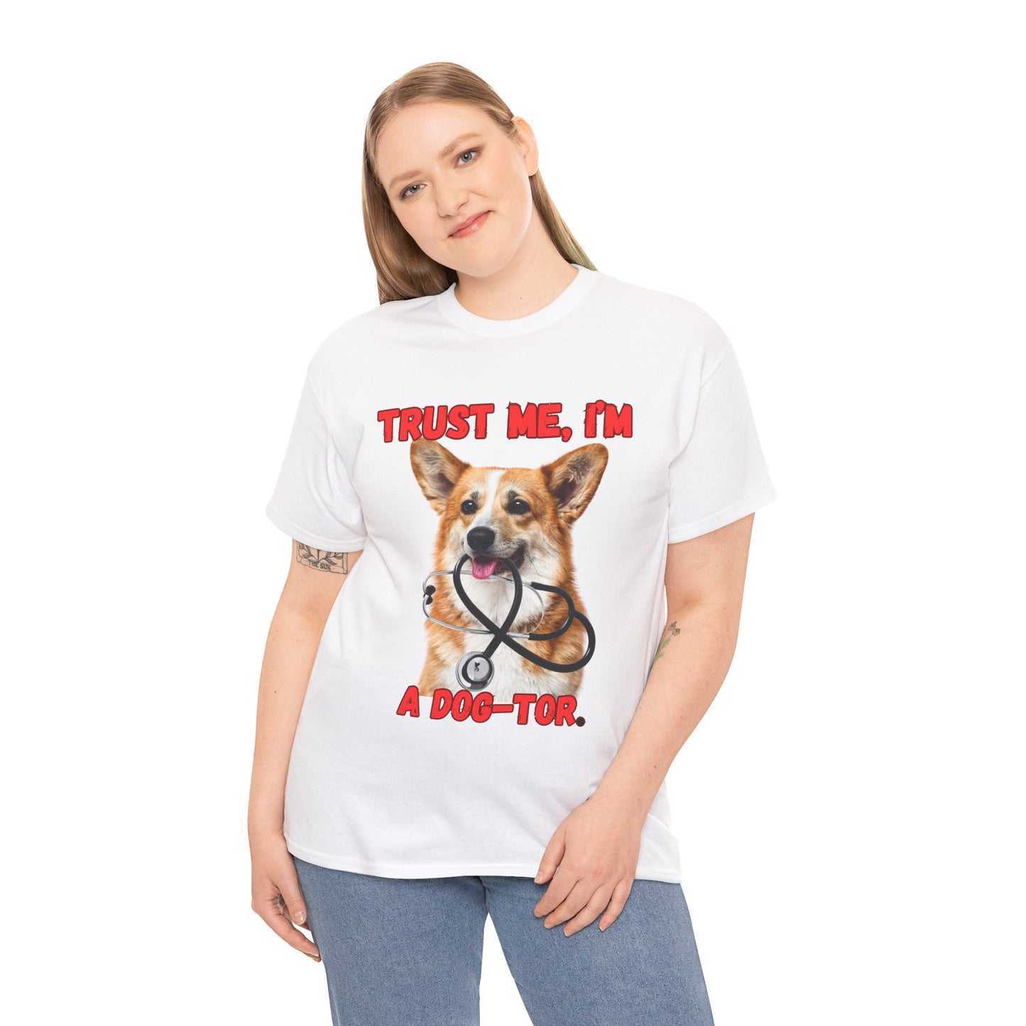 Unisex Heavy Cotton Graphic Design (DOG JOKE) T-shirt