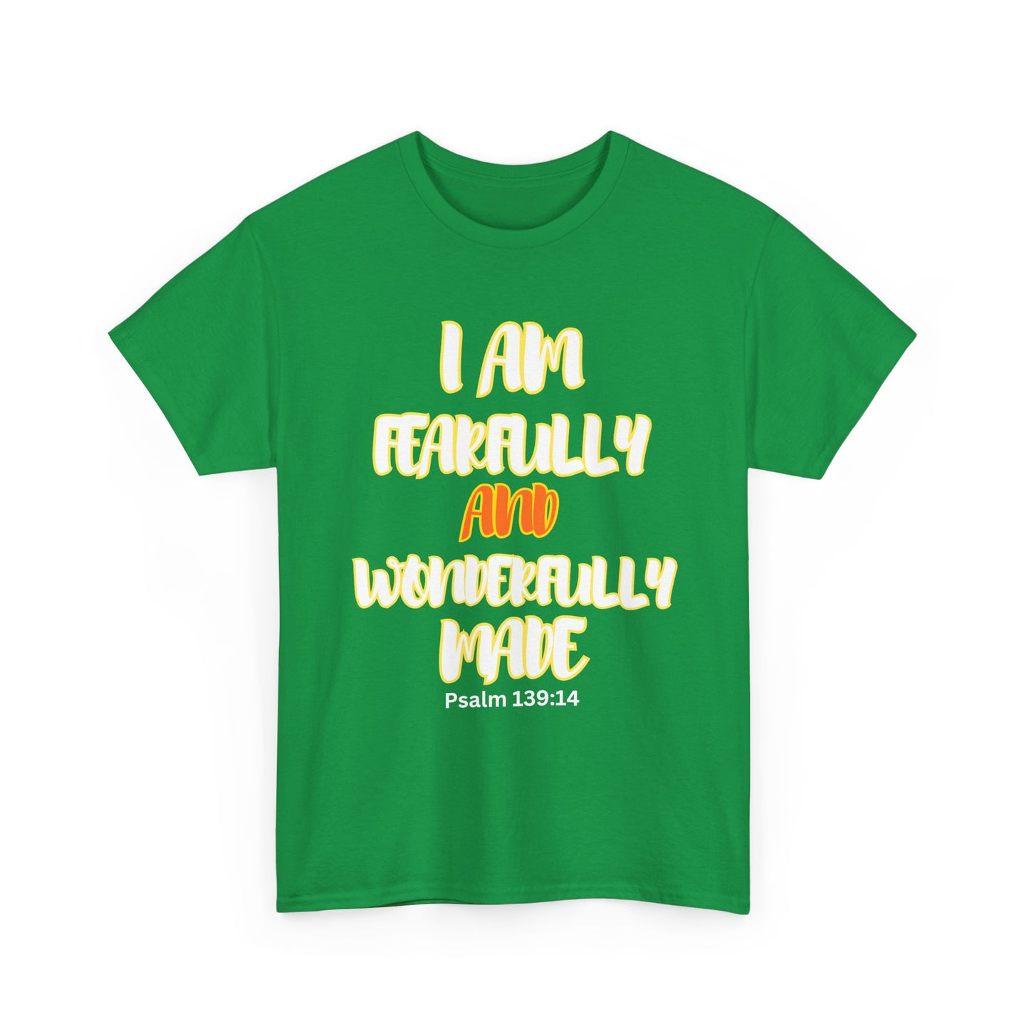 Unisex Heavy Cotton Graphic design (I Am Fearfully and Wonderfully Made) T-shirt