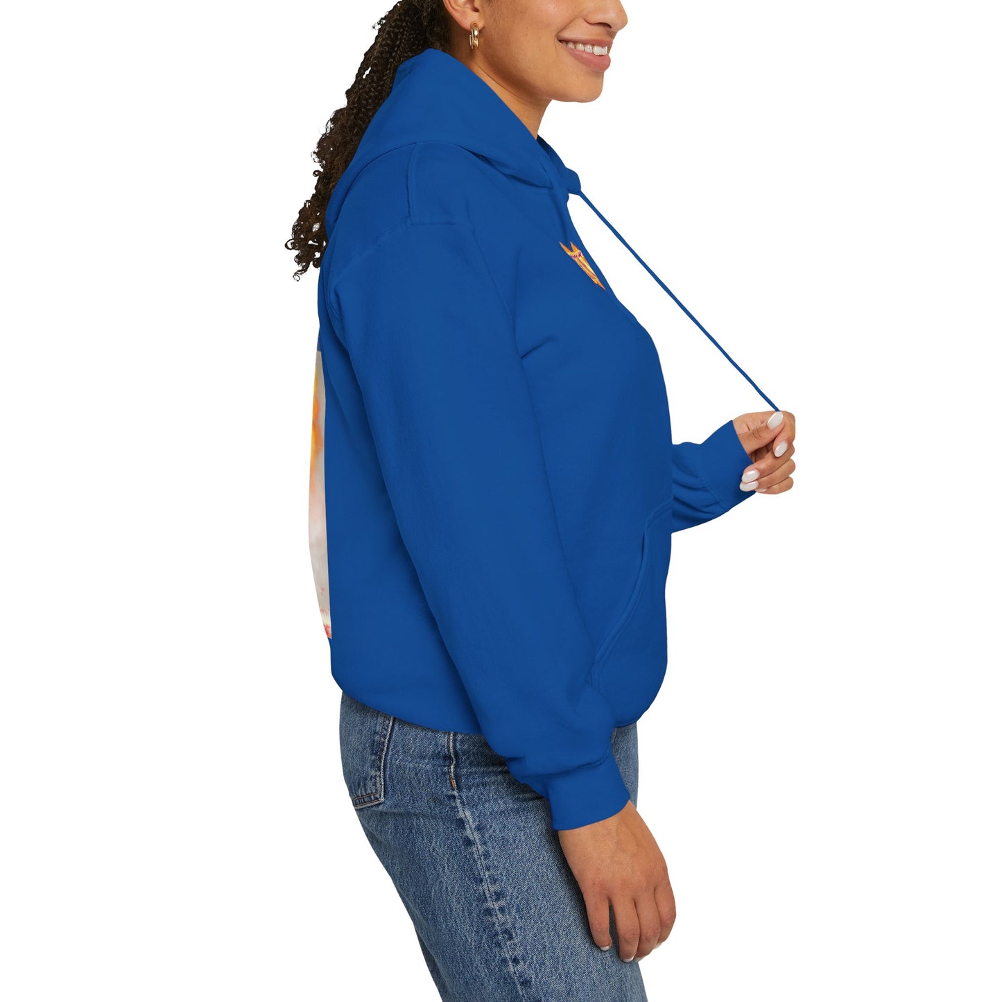 Unisex Heavy Blend™ Hooded Graphic design (Fire Tips) Sweatshirt